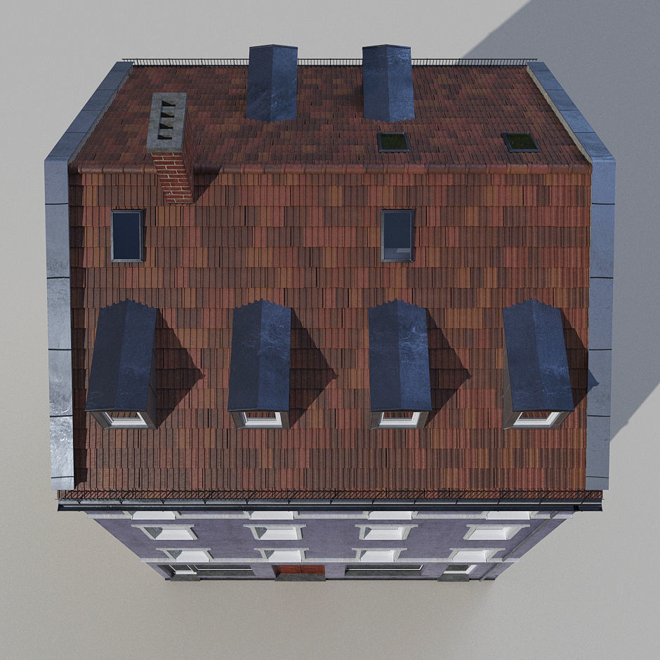 European residence 01 3D model_4