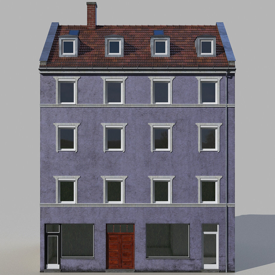 European residence 01 3D model_1