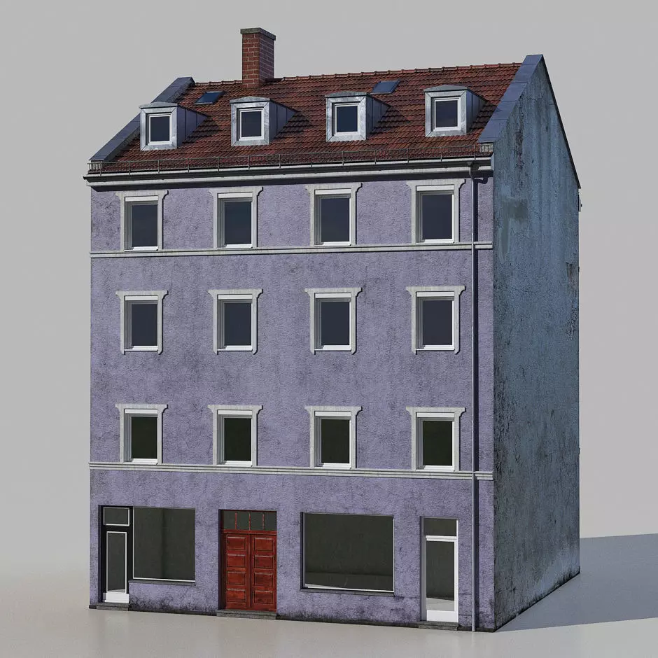 European residence 01 3D model_0