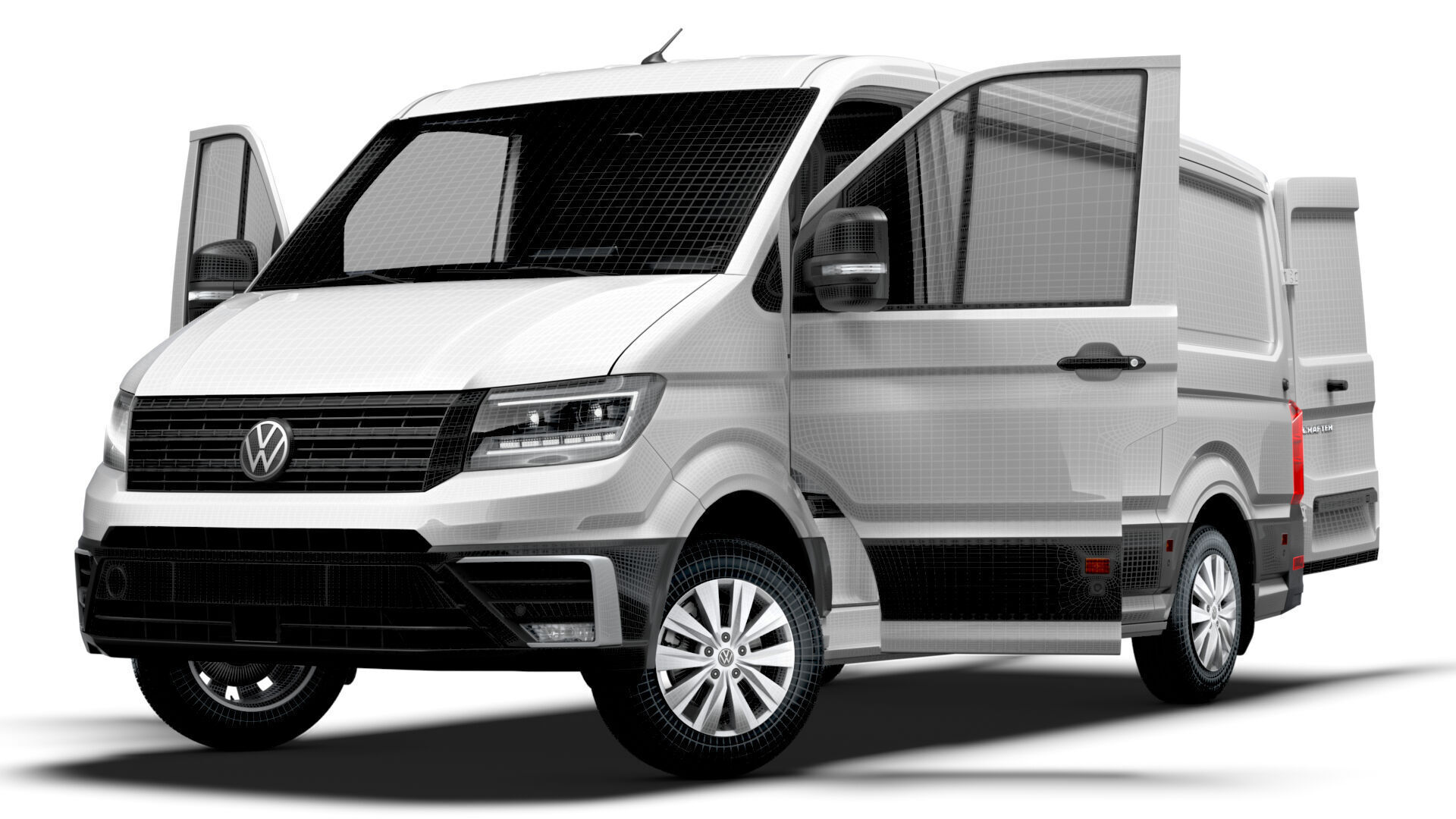 VW Crafter Van MWB LR HQInterior 2025 3D model_21