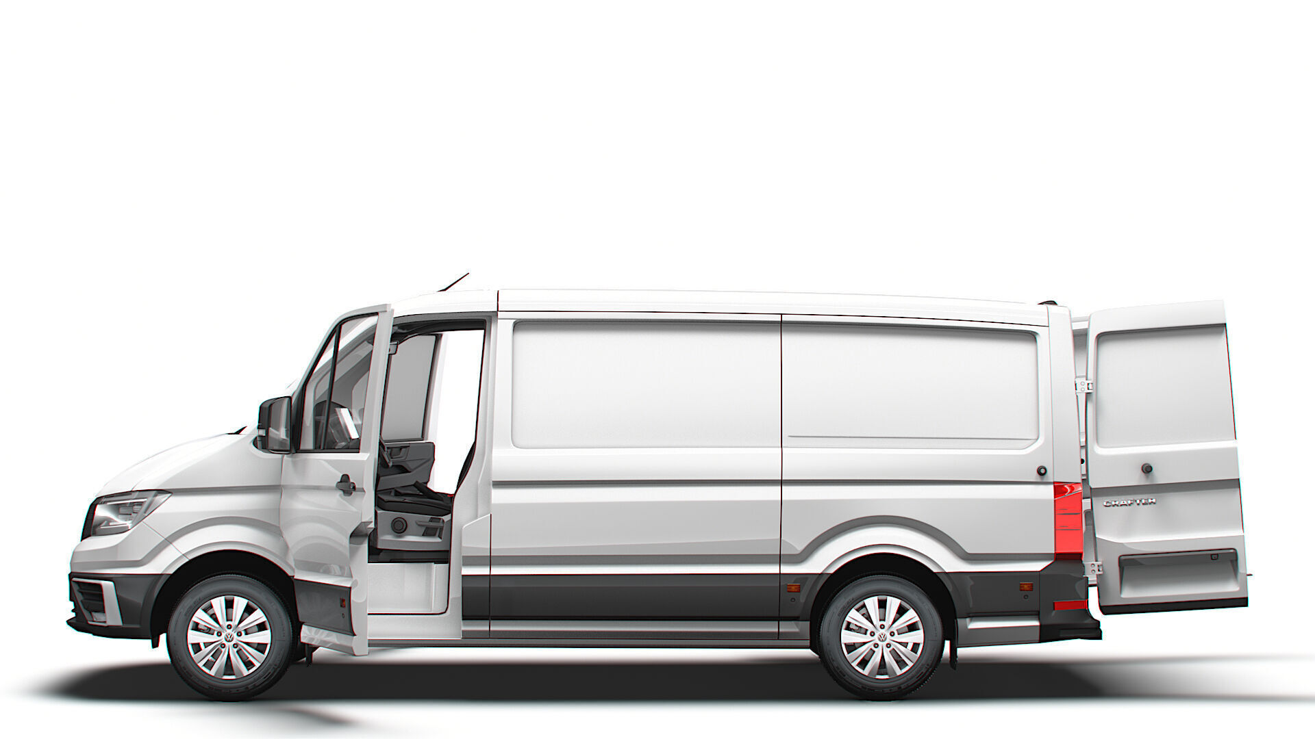 VW Crafter Van MWB LR HQInterior 2025 3D model_3