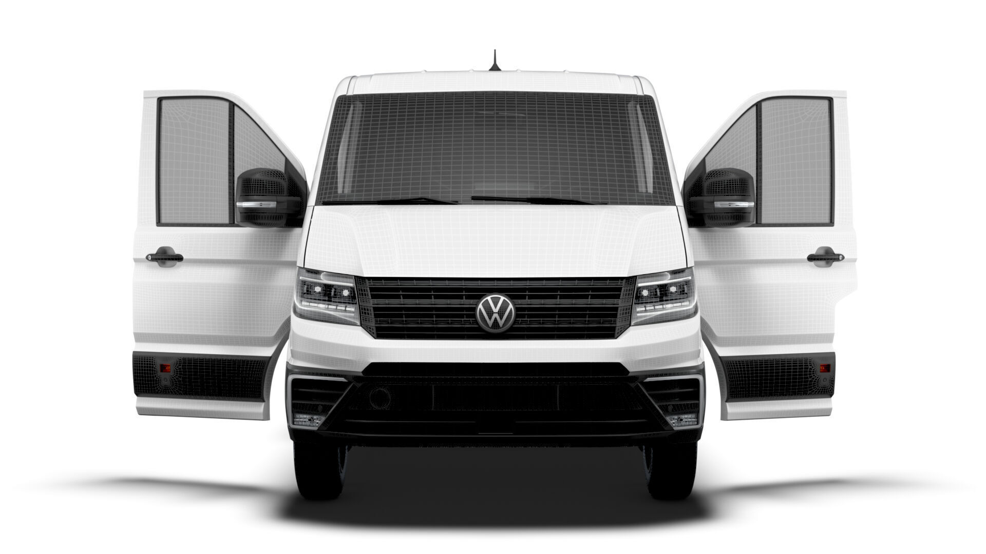 VW Crafter Van MWB LR HQInterior 2025 3D model_19