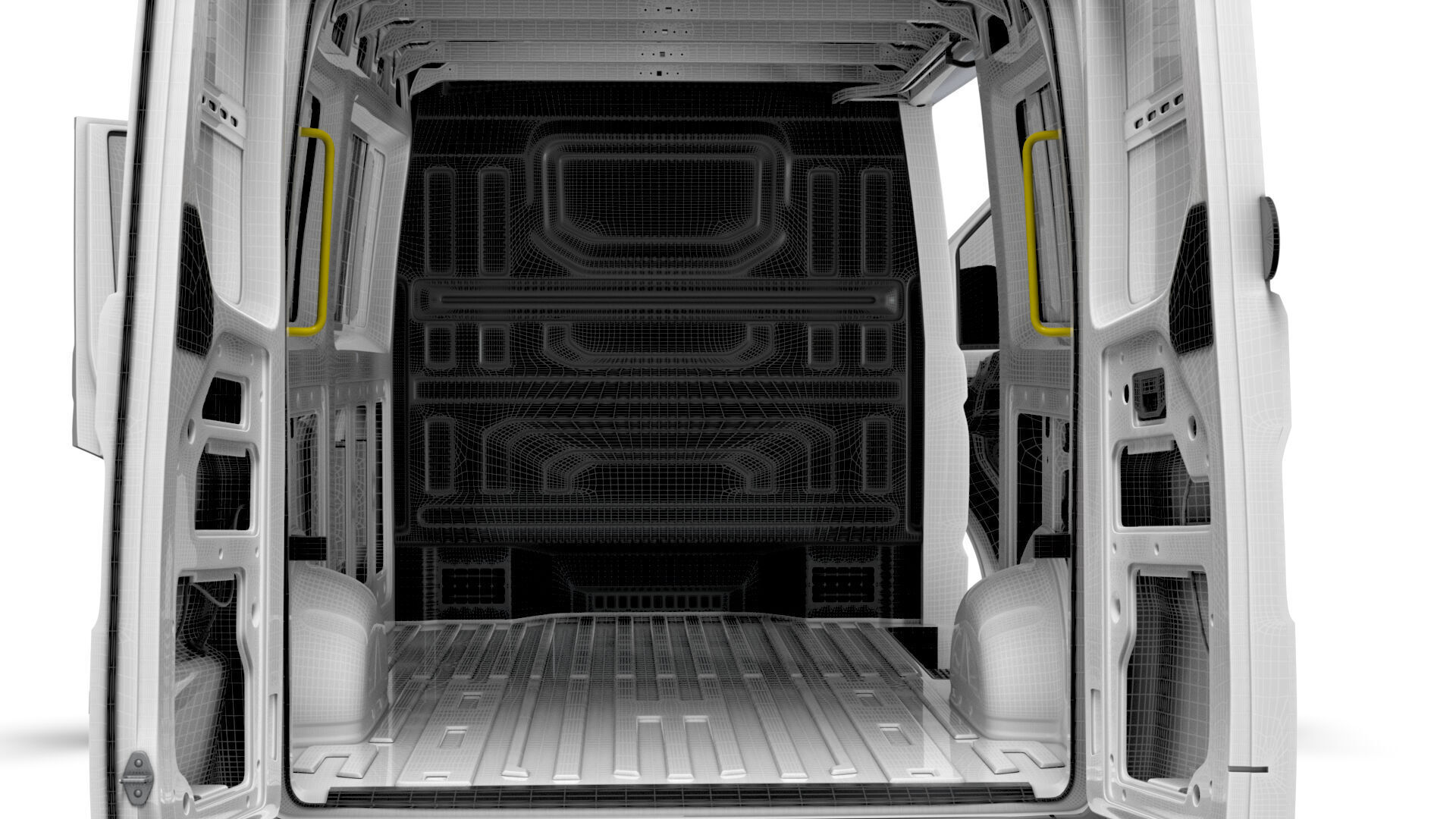 VW Crafter Van MWB LR HQInterior 2025 3D model_26