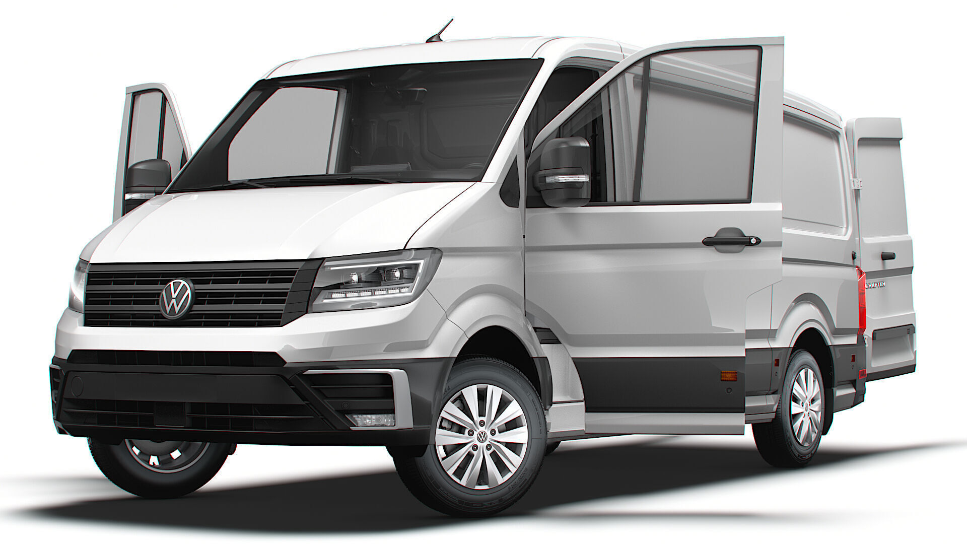 VW Crafter Van MWB LR HQInterior 2025 3D model_7