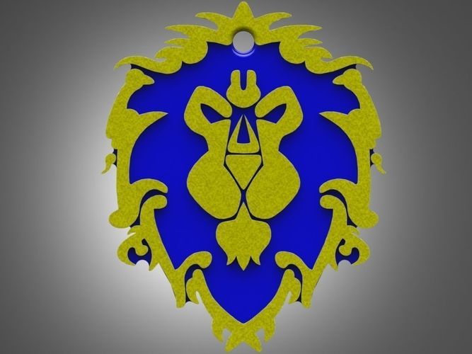 World Of Warcraft Alliance Tag 3D print model