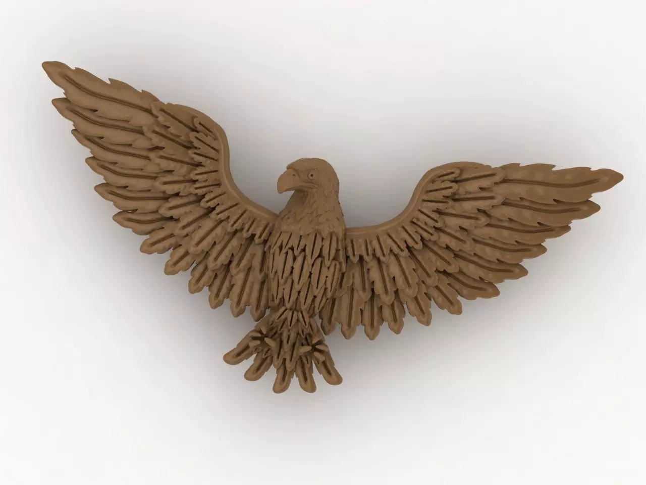 Eagle Pendant 3D Model Jewelry Design for Printing or Rendering 3D print model_0