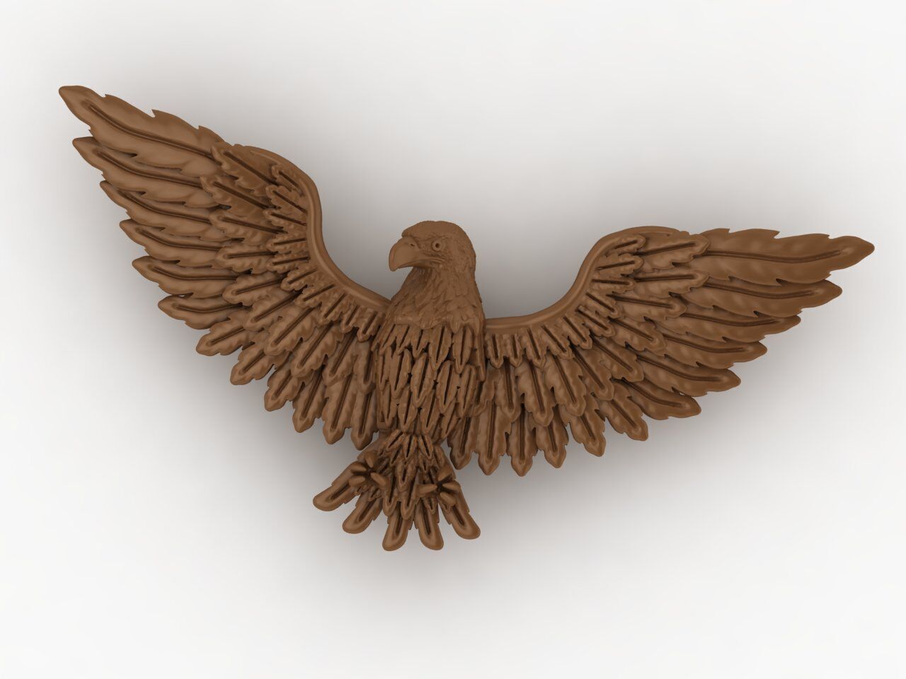 Eagle Pendant 3D Model Jewelry Design for Printing or Rendering 3D print model_2