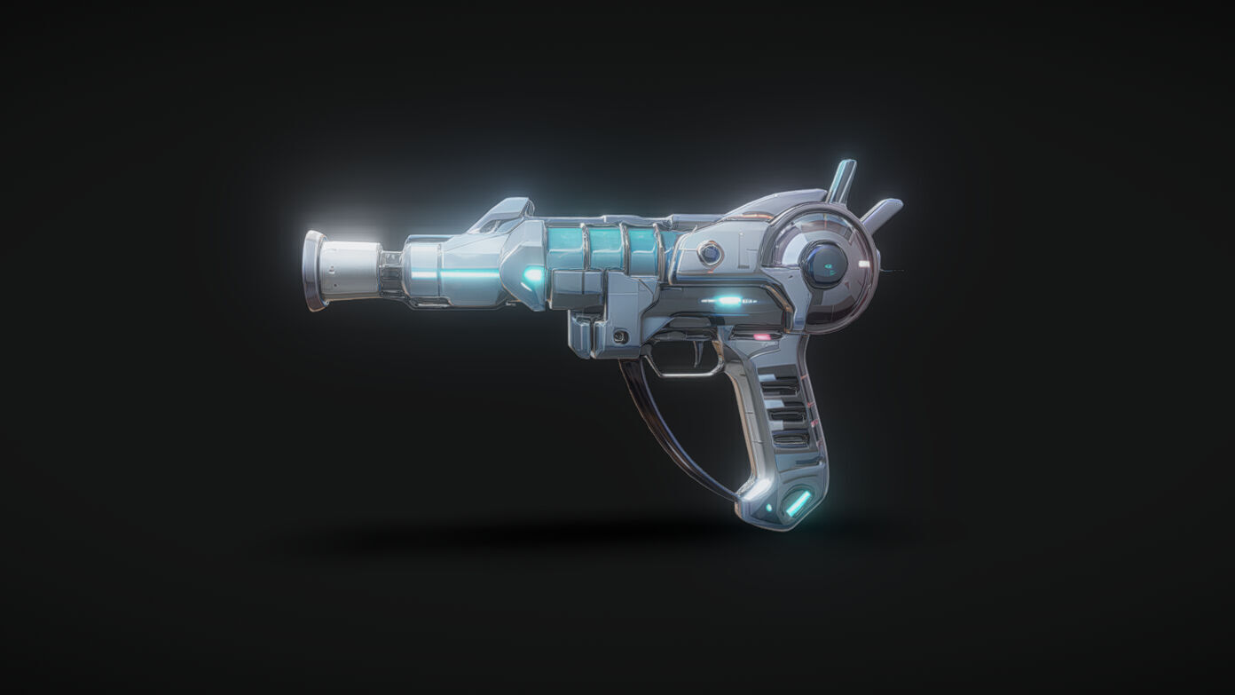 Gun Bundle 3D model_8