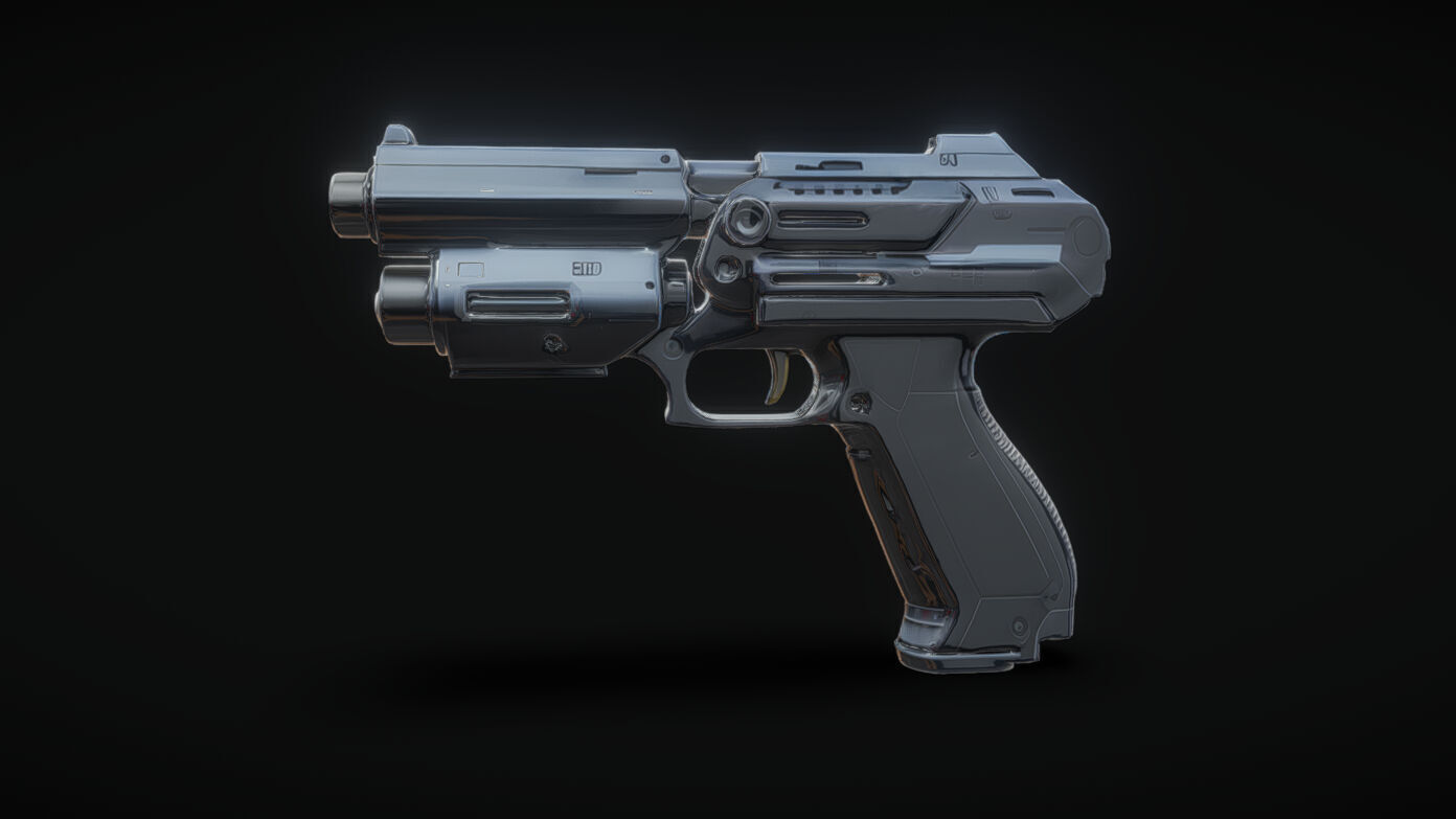 Gun Bundle 3D model_9