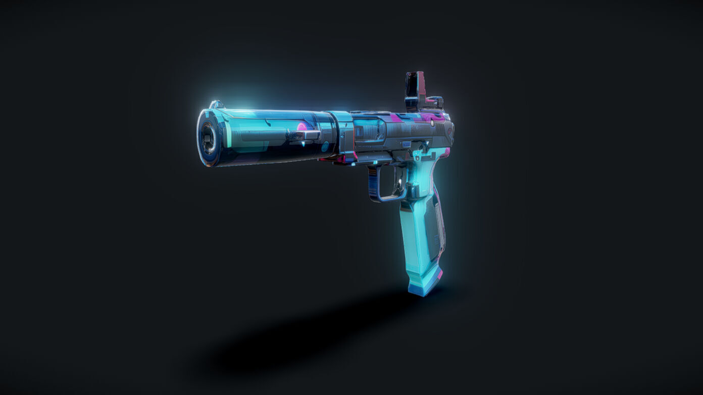 Gun Bundle 3D model_1