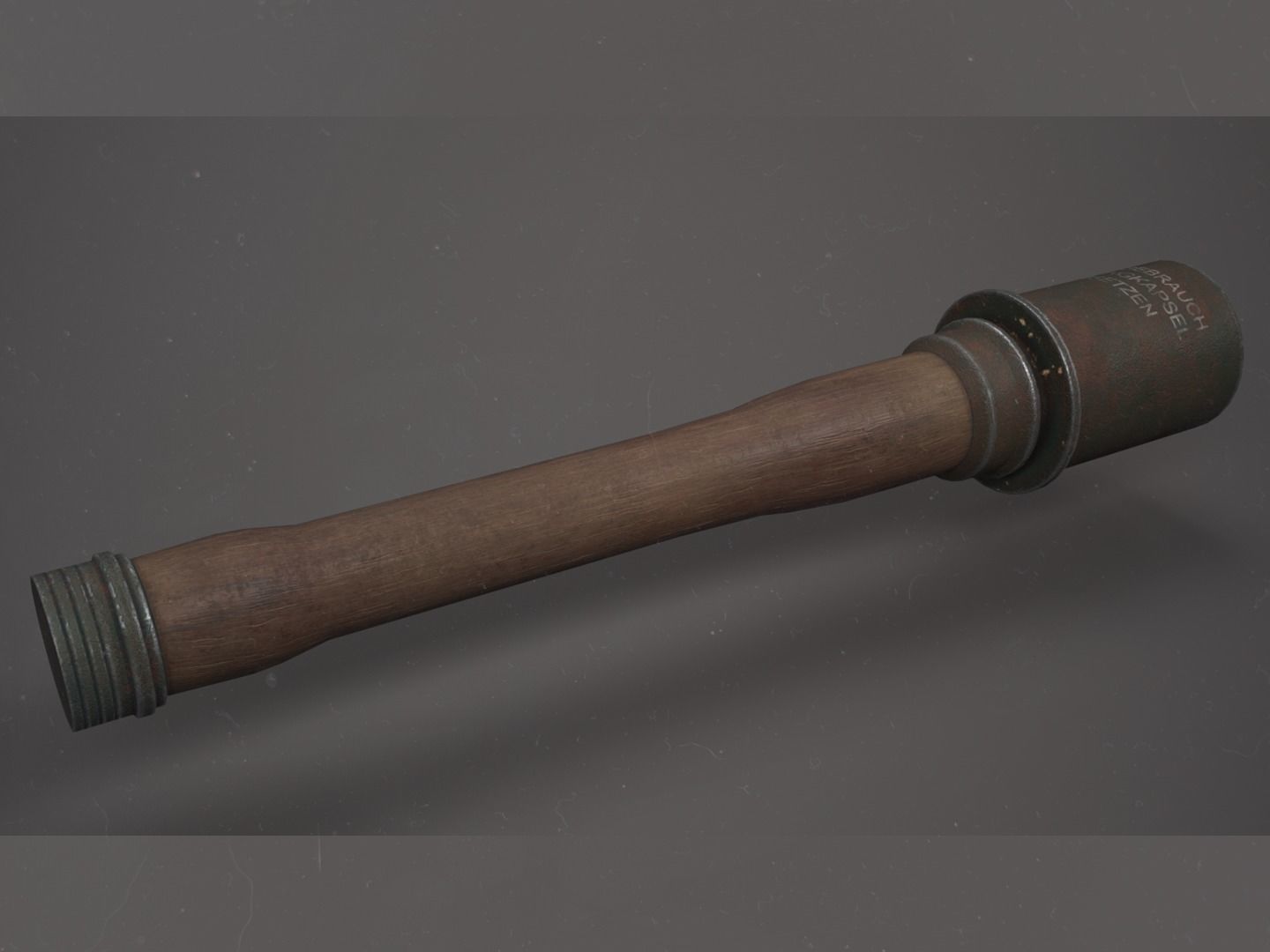 World War II - German Grenade - PBR Weapon Free low-poly 3D model_6