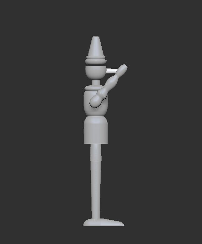 Pinocchio 3D print model_1