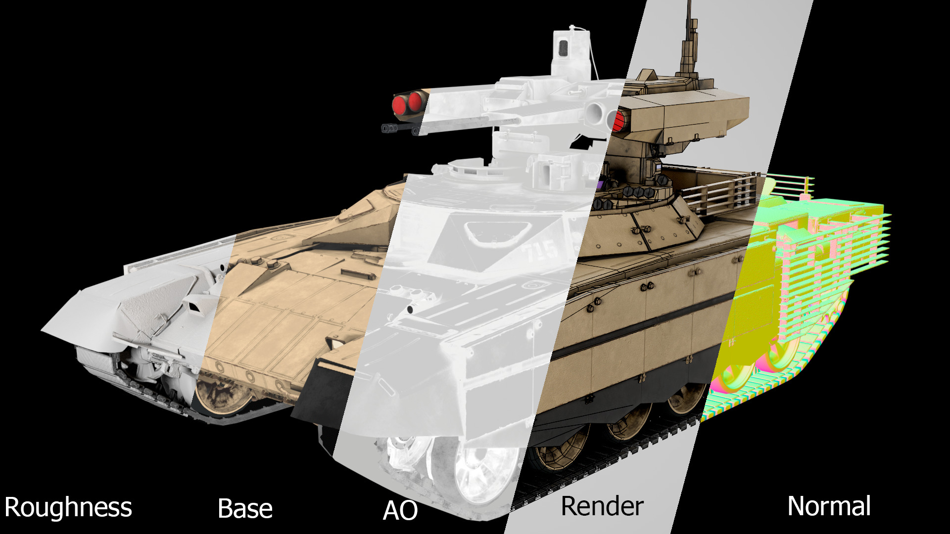 Lowpoly BMPT Terminator Low-poly 3D model_10