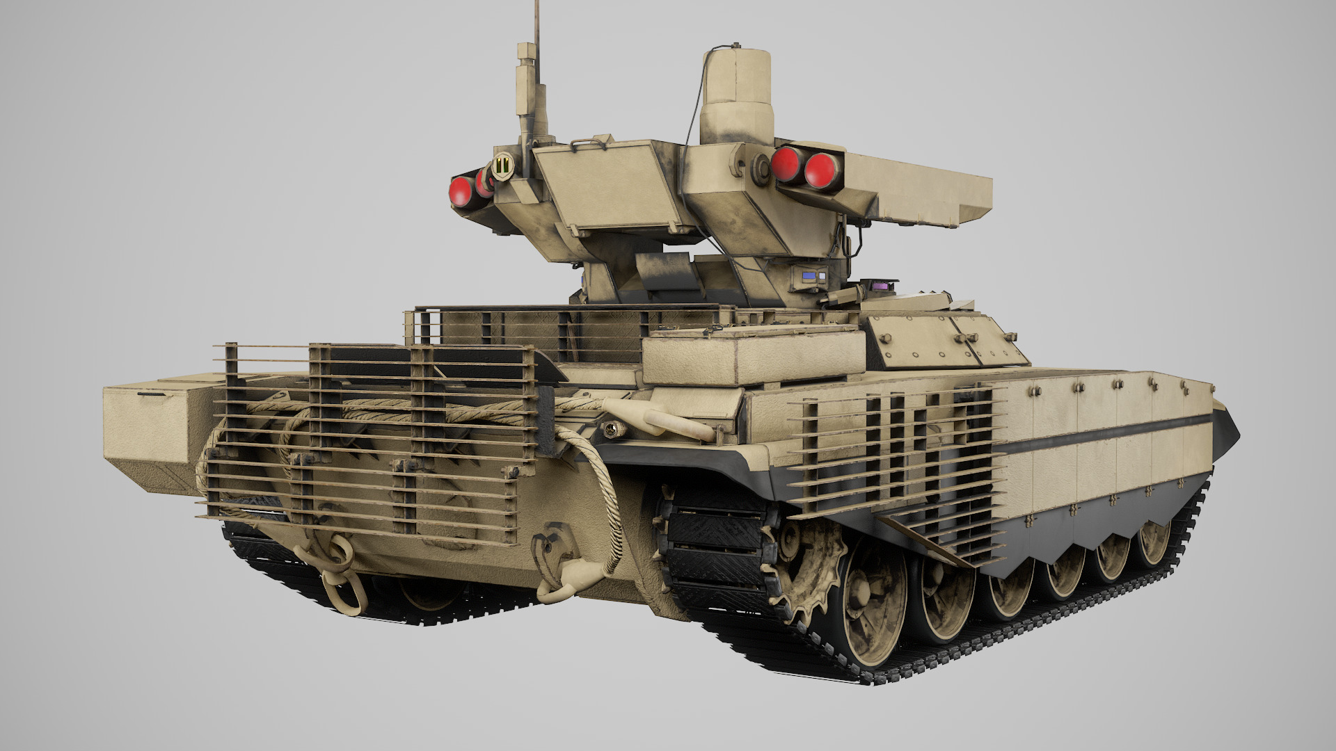 Lowpoly BMPT Terminator Low-poly 3D model_6