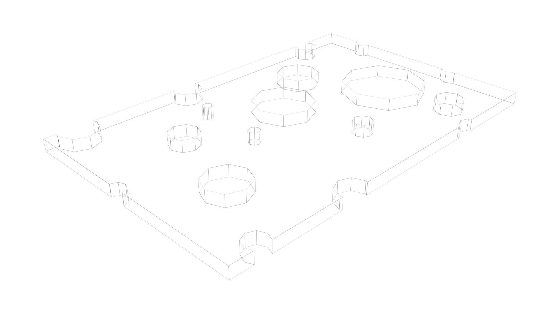 Low Poly Game Ready Cheese Low-poly 3D model_12