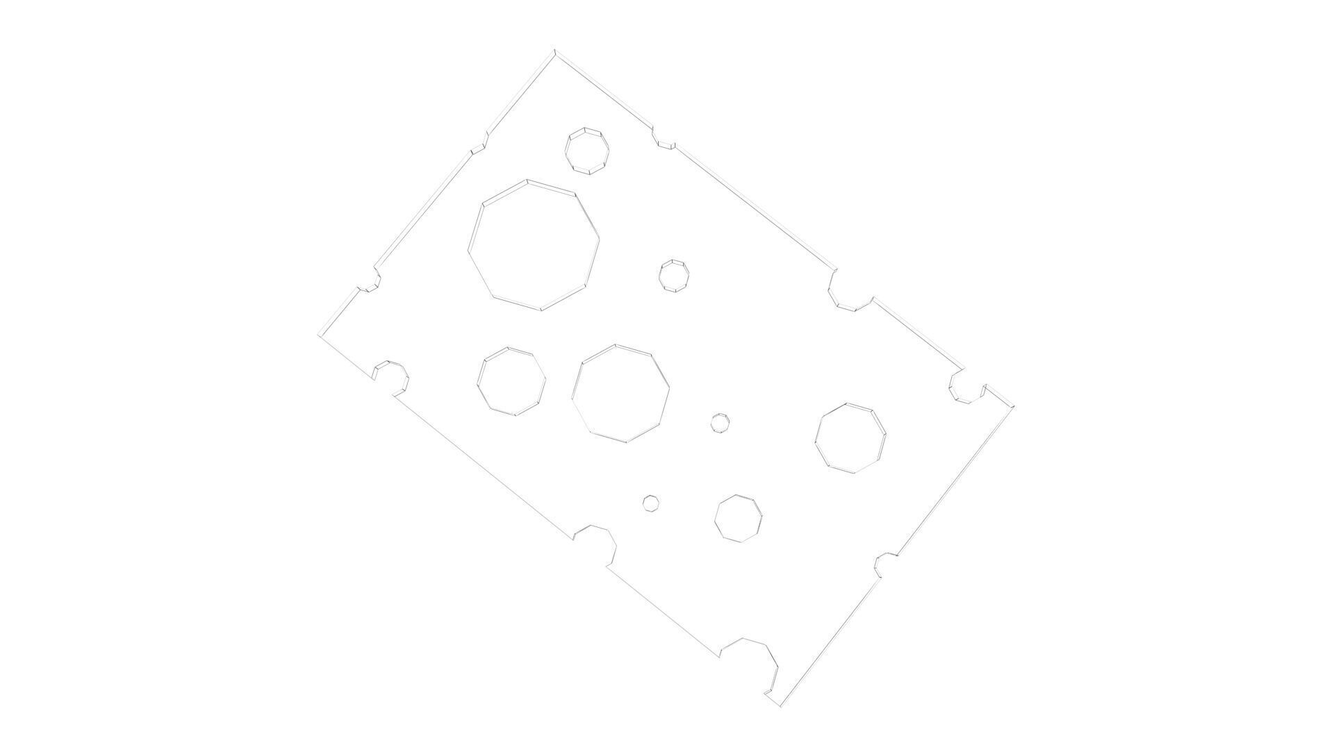 Low Poly Game Ready Cheese Low-poly 3D model_15