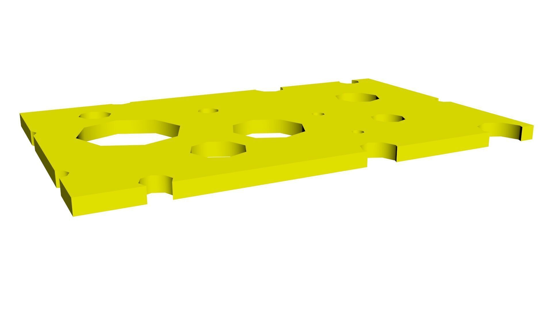 Low Poly Game Ready Cheese Low-poly 3D model_2