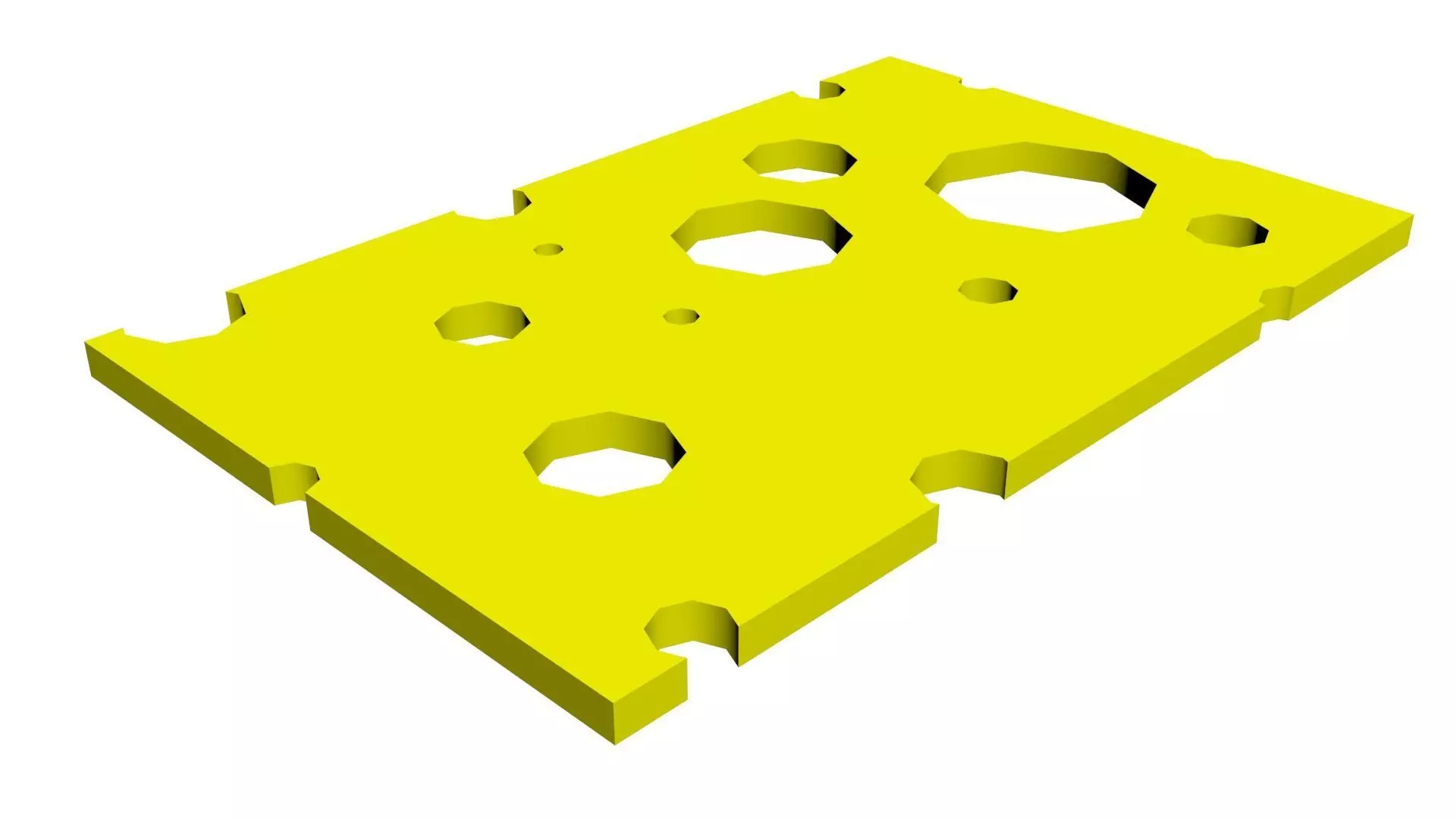 Low Poly Game Ready Cheese Low-poly 3D model_0