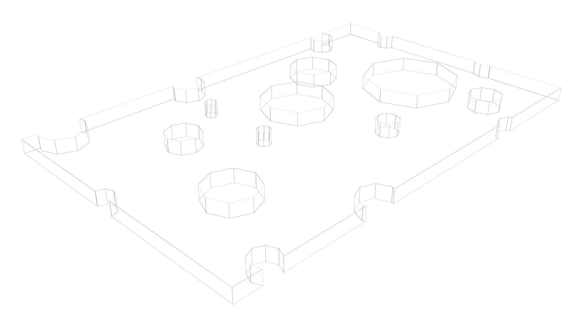 Low Poly Game Ready Cheese Low-poly 3D model_17