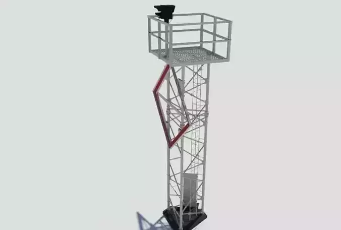 Seamark with light 3D model