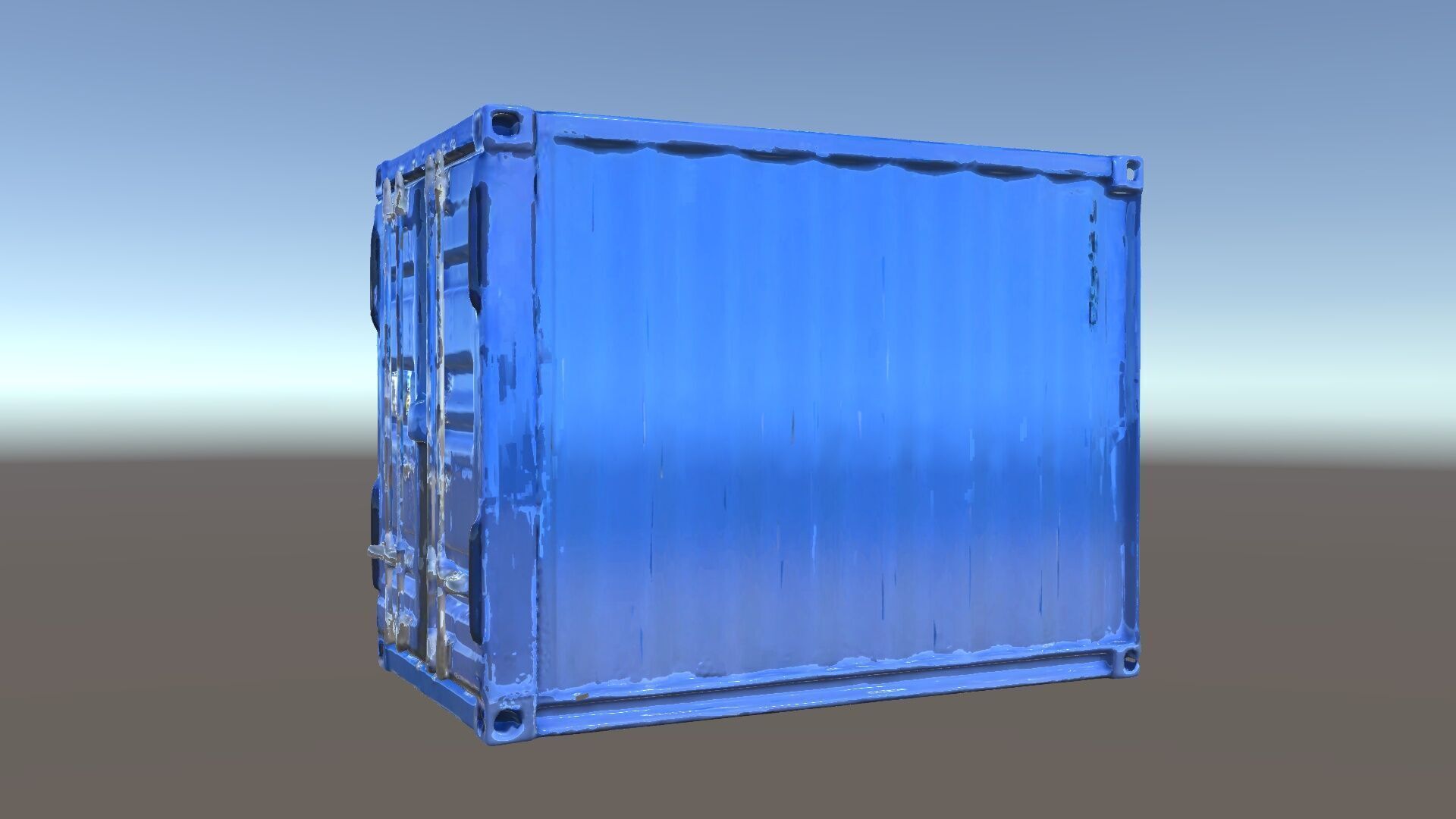 Shipping Container D Model Pack for Game and Film Production Low-poly 3D model_5
