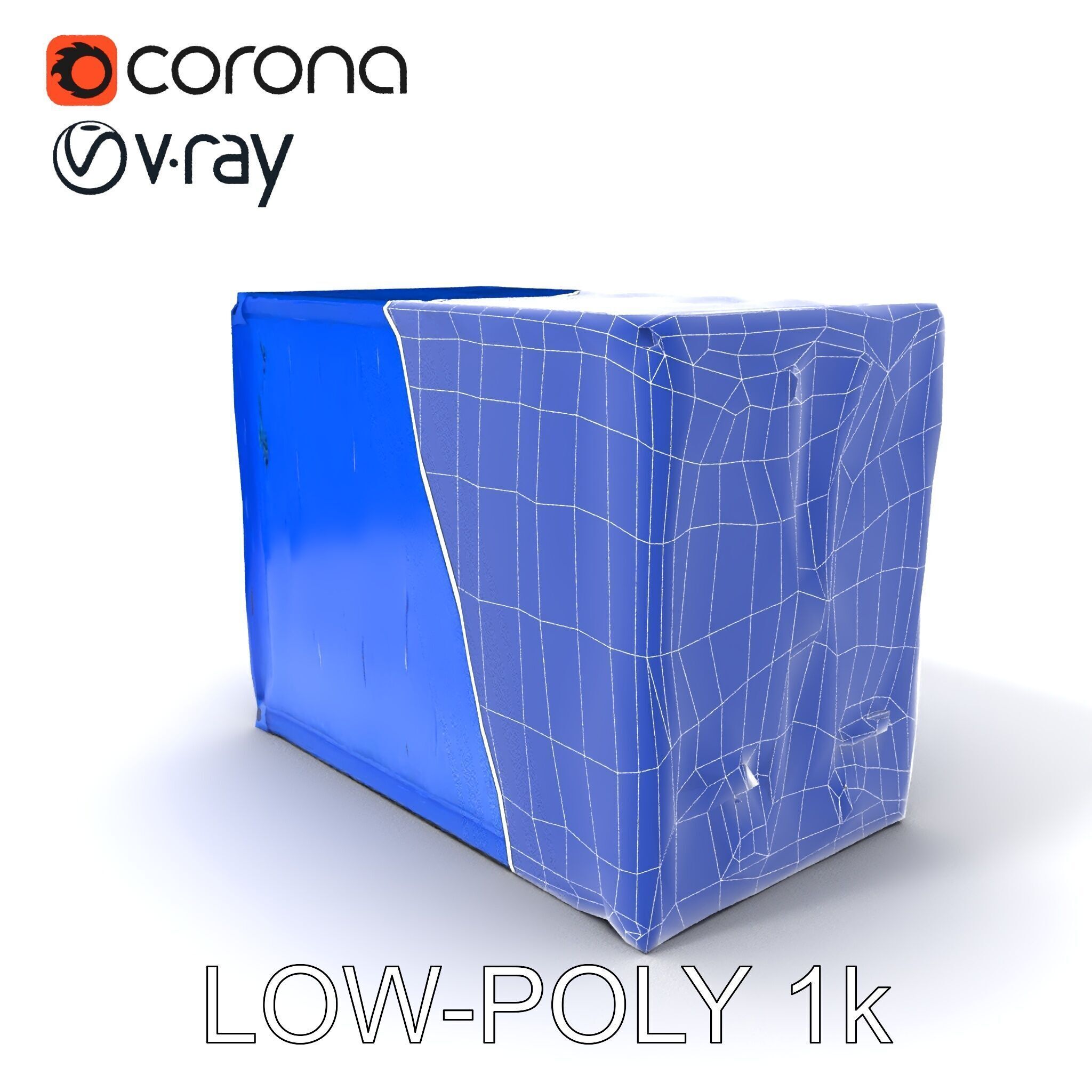 Shipping Container D Model Pack for Game and Film Production Low-poly 3D model_18