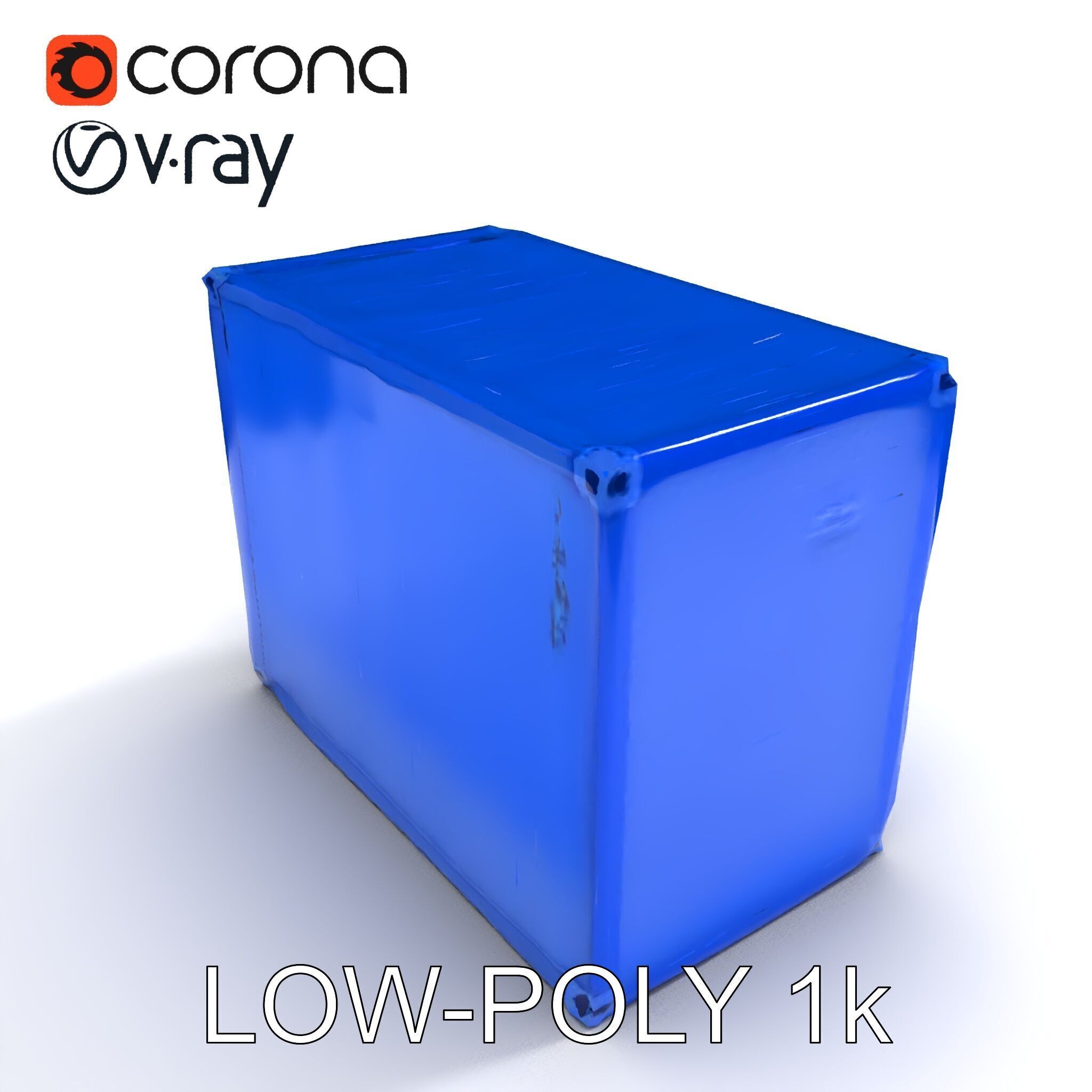 Shipping Container D Model Pack for Game and Film Production Low-poly 3D model_34