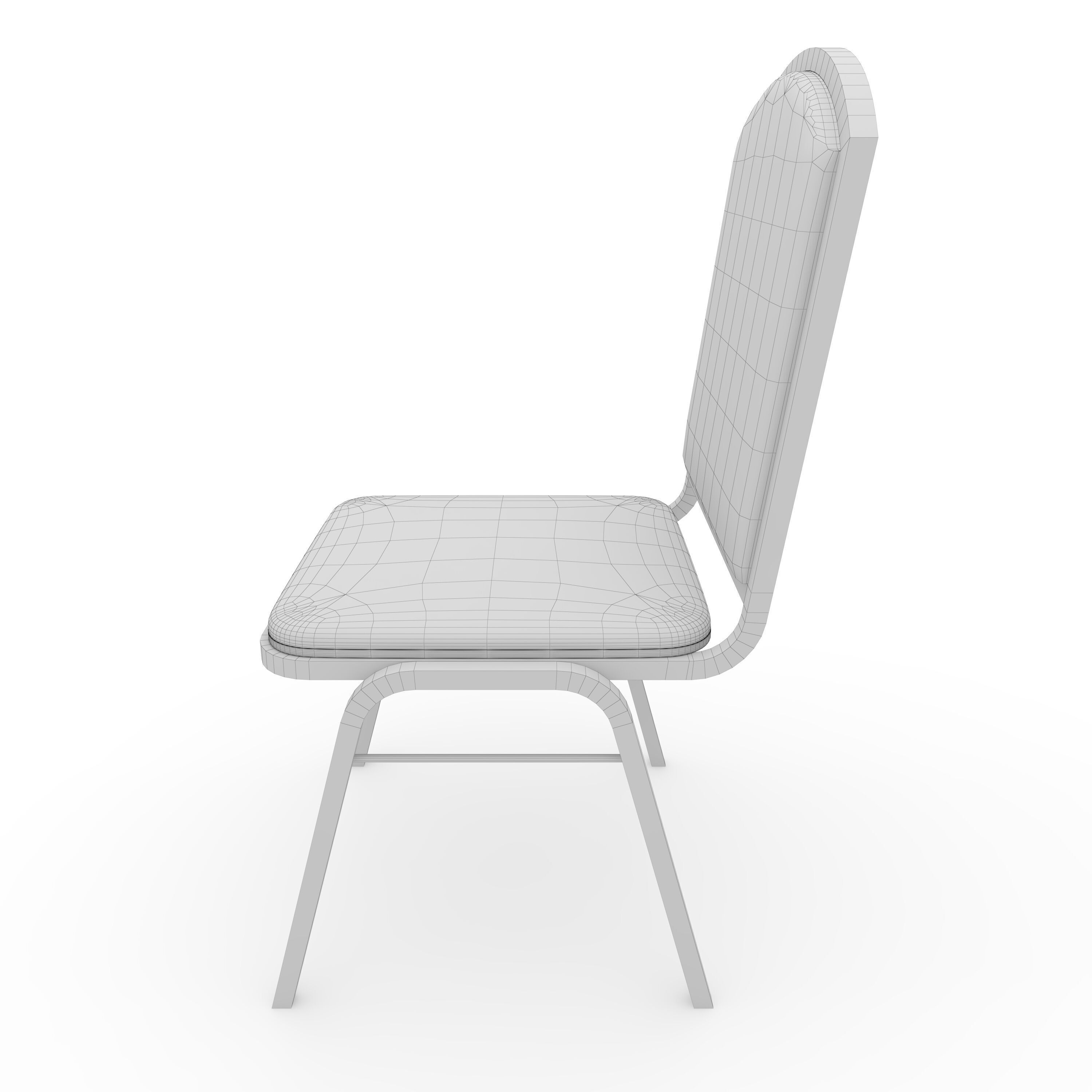 Banquet Chair 10 3D model_6