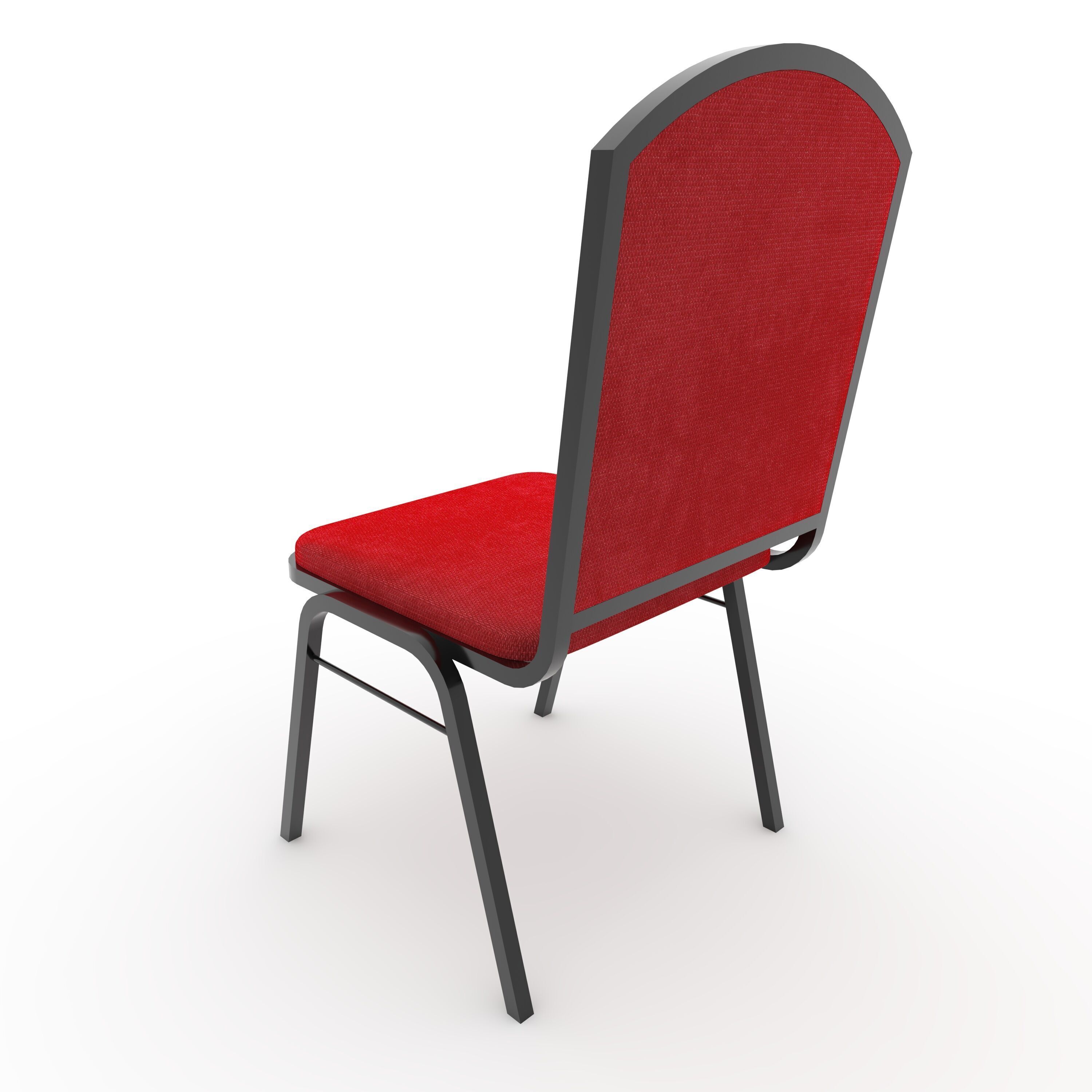Banquet Chair 10 3D model_7