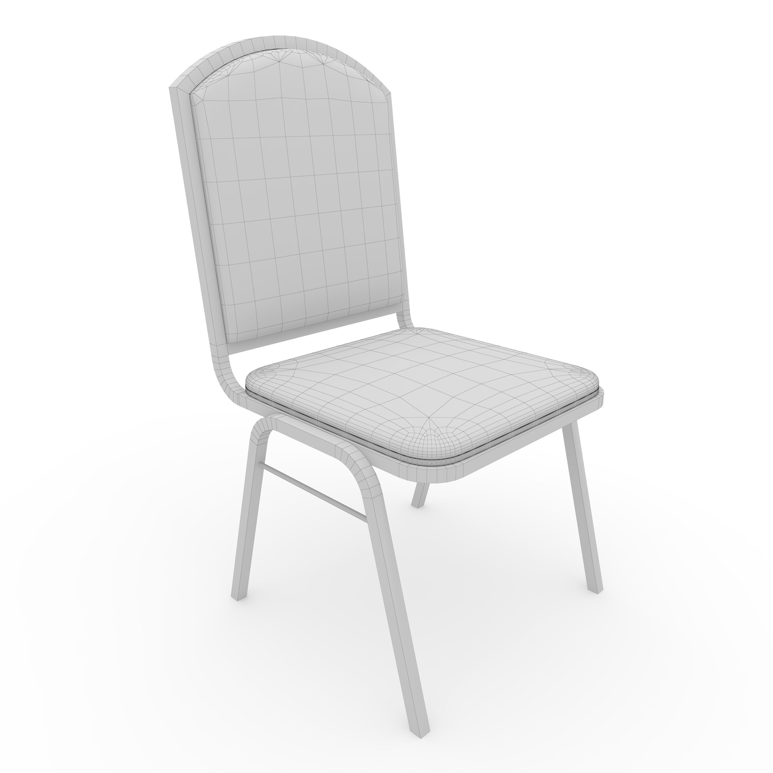 Banquet Chair 10 3D model_2