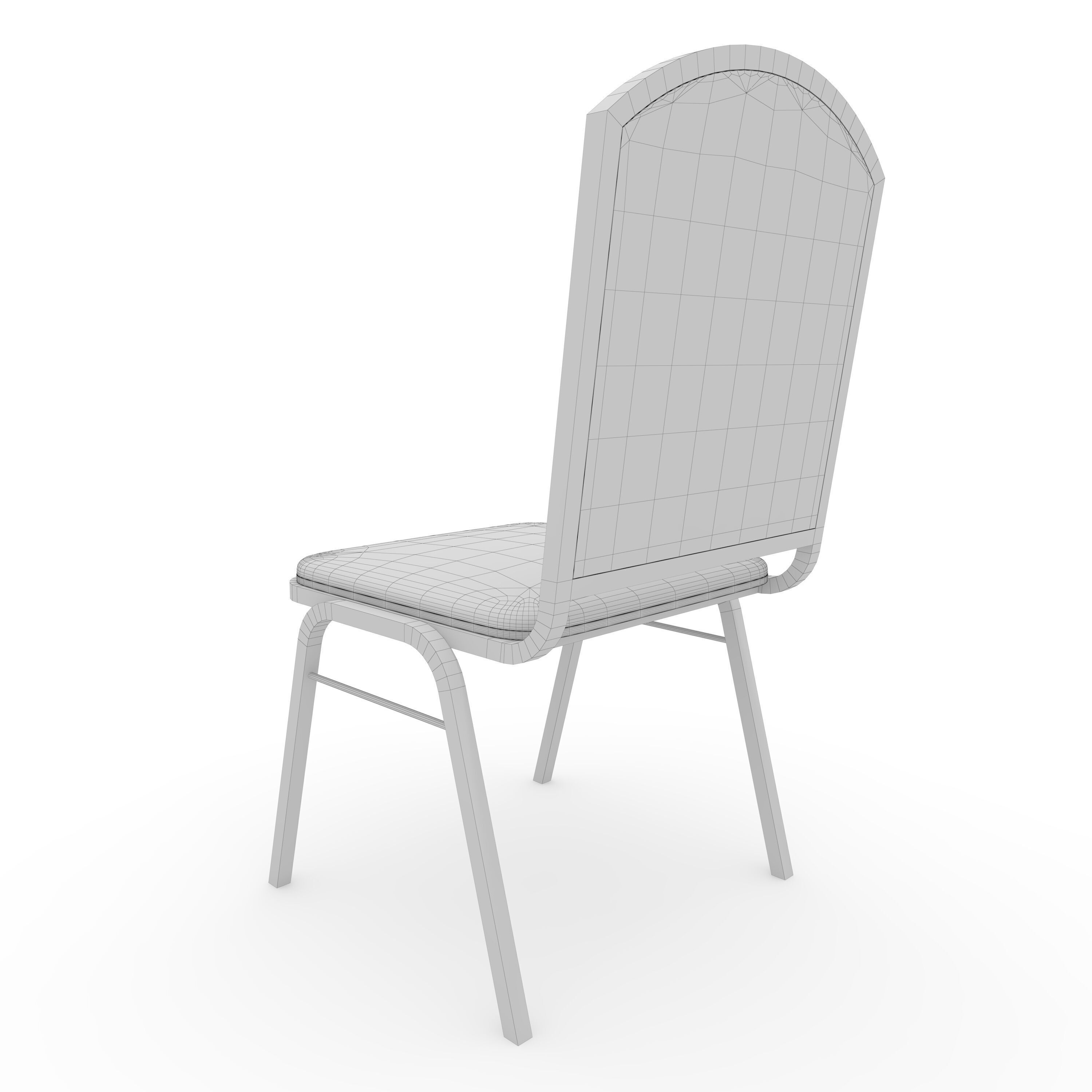 Banquet Chair 10 3D model_16