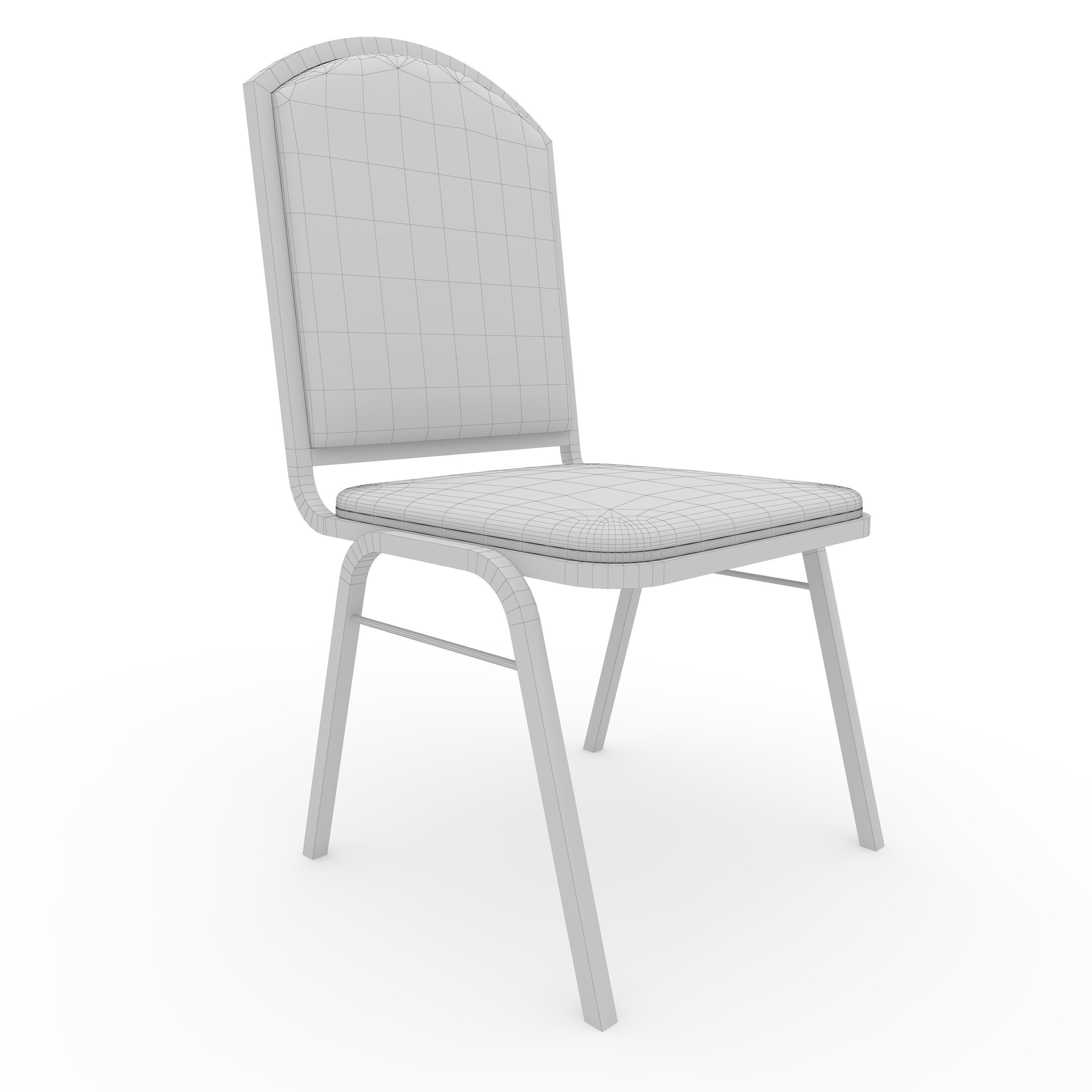 Banquet Chair 10 3D model_10