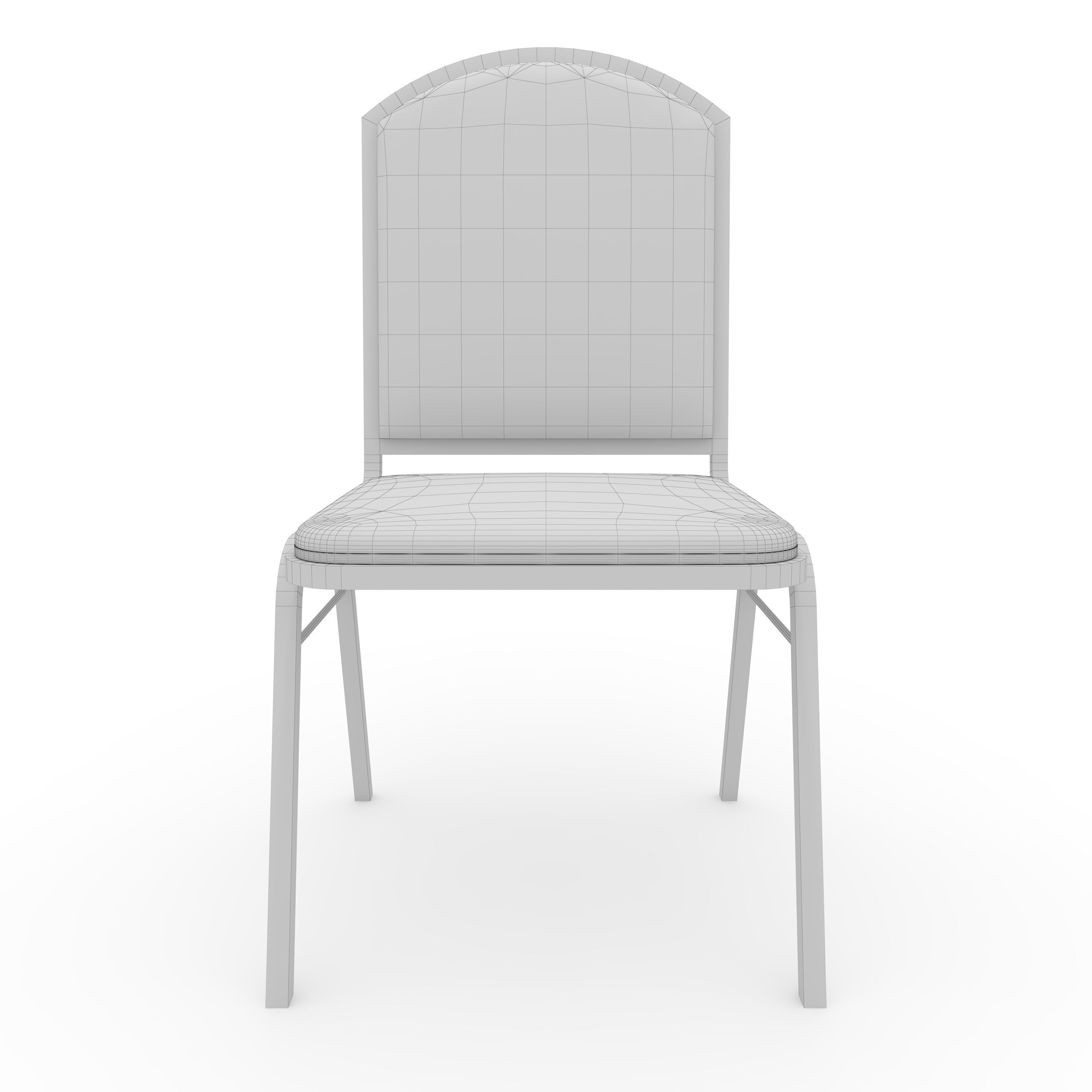 Banquet Chair 10 3D model_12