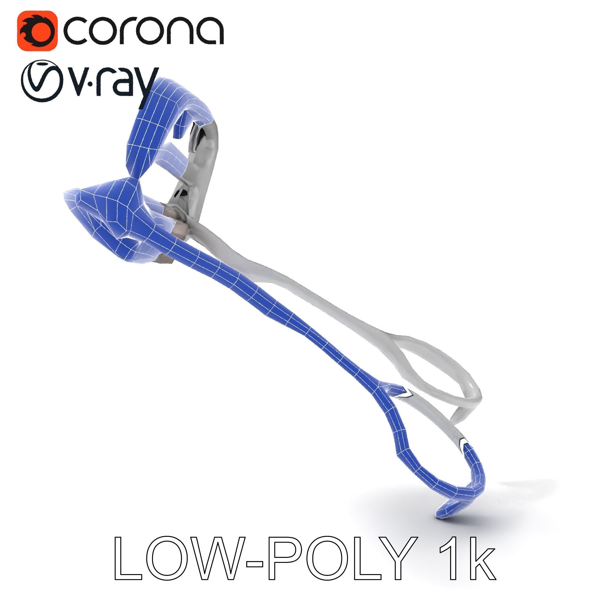 Eyelash Curler Model Pack with PBR Textures Low-poly 3D model_23