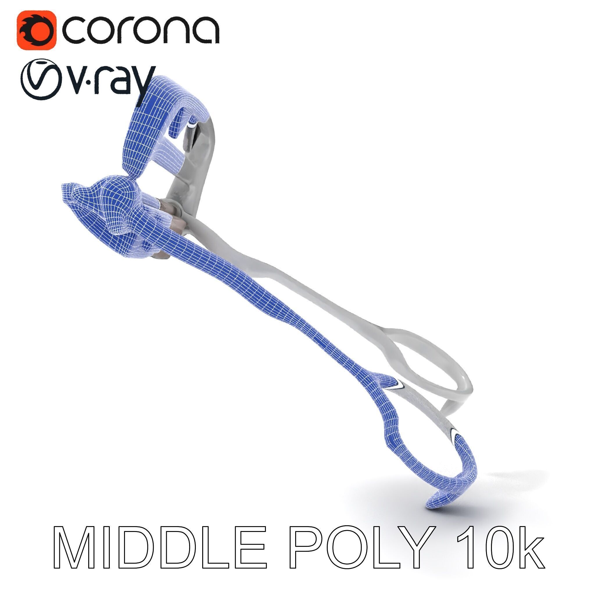 Eyelash Curler Model Pack with PBR Textures Low-poly 3D model_24