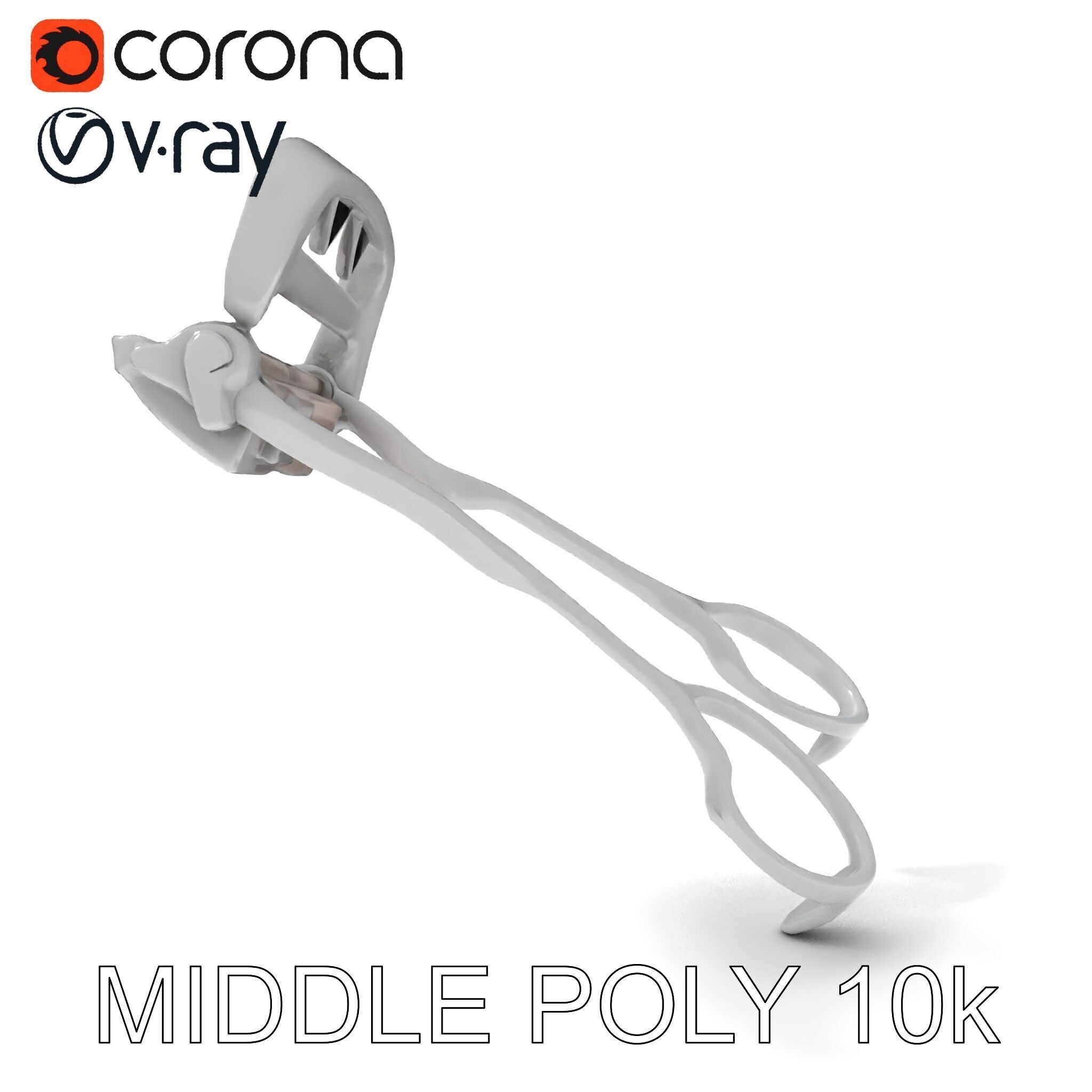Eyelash Curler Model Pack with PBR Textures Low-poly 3D model_27