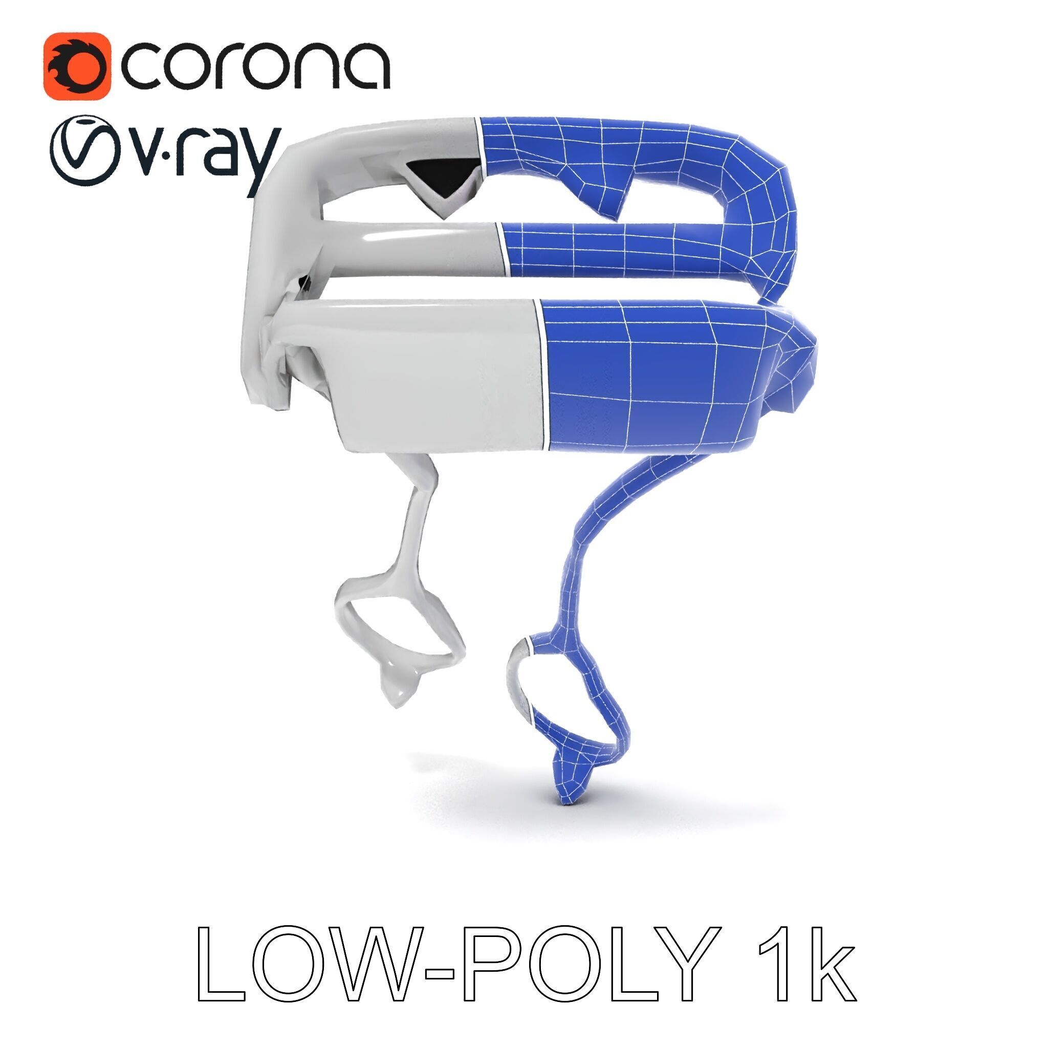 Eyelash Curler Model Pack with PBR Textures Low-poly 3D model_28