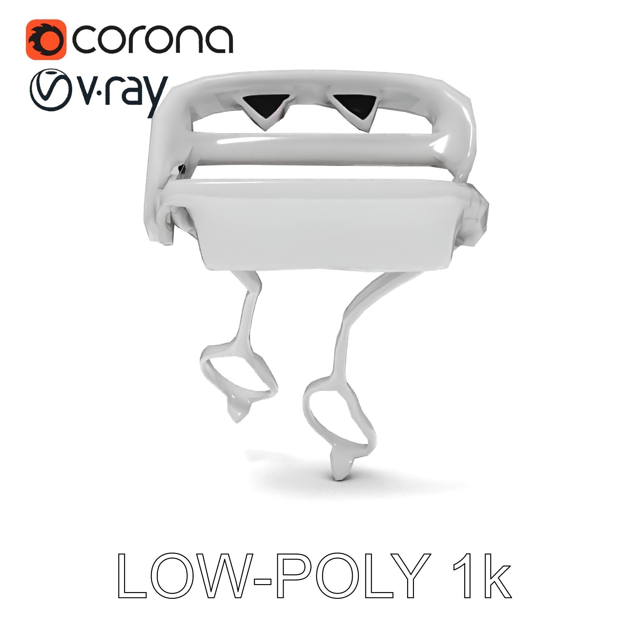 Eyelash Curler Model Pack with PBR Textures Low-poly 3D model_9