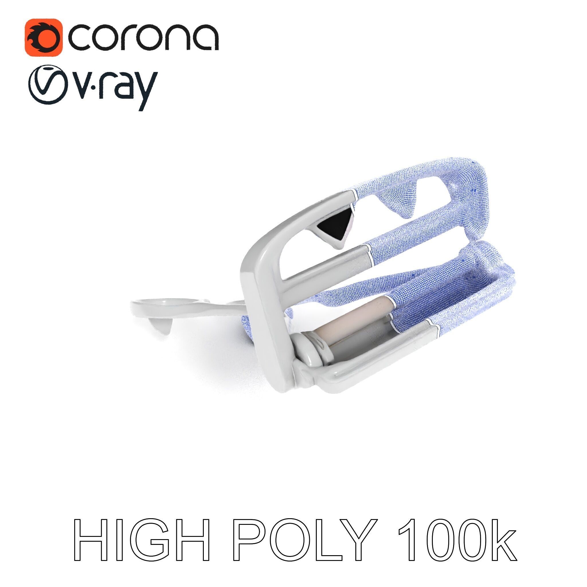 Eyelash Curler Model Pack with PBR Textures Low-poly 3D model_34