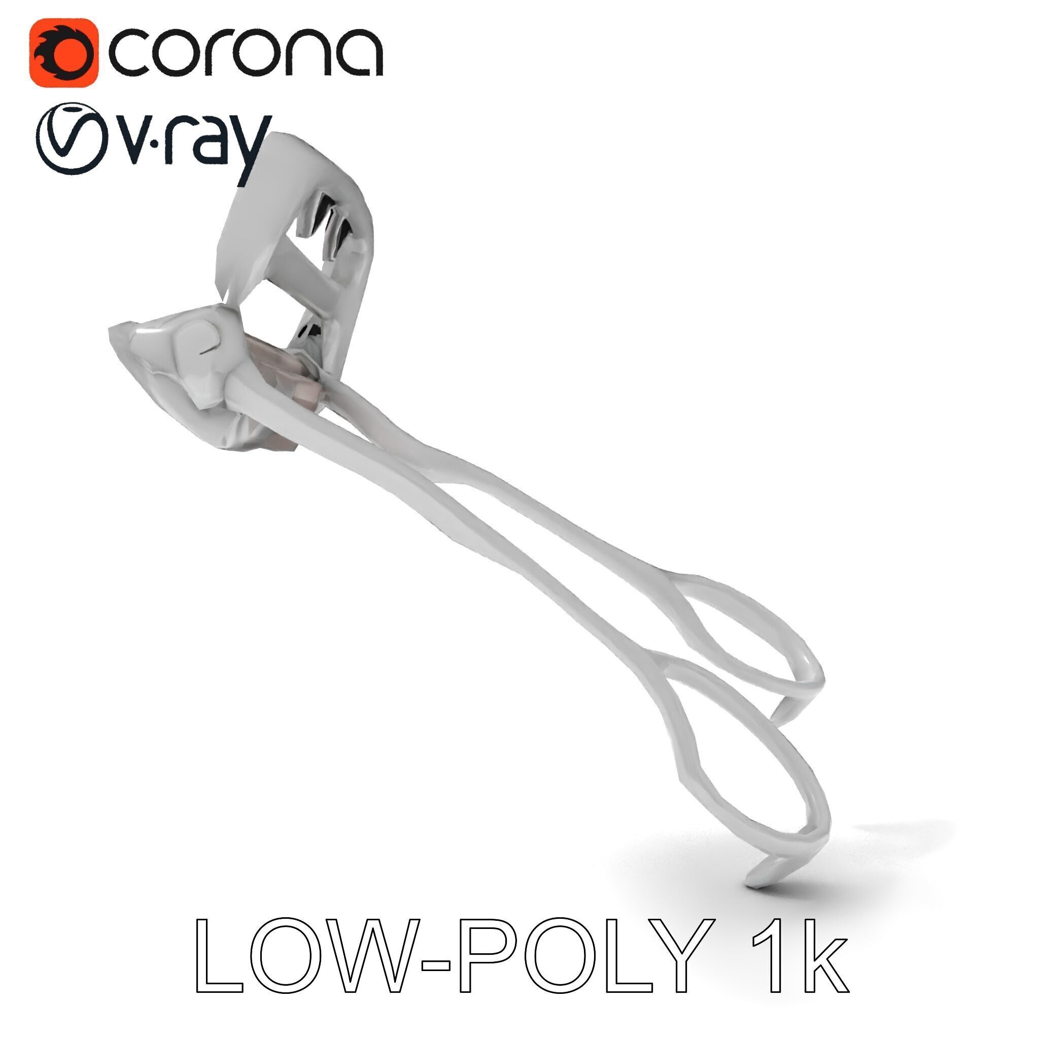 Eyelash Curler Model Pack with PBR Textures Low-poly 3D model_33