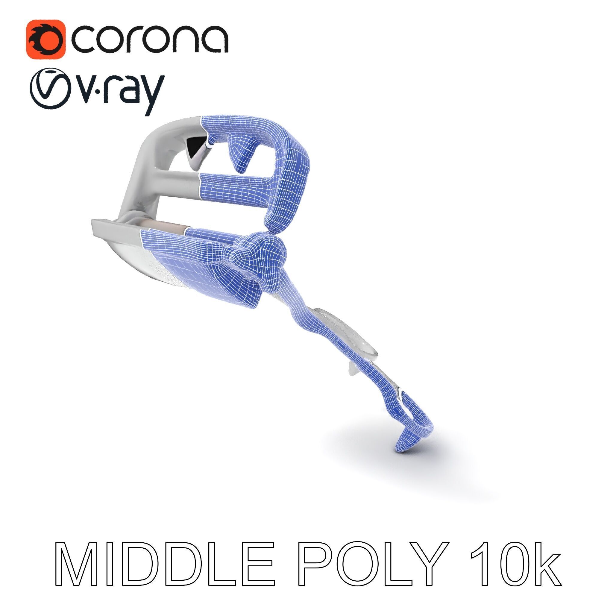 Eyelash Curler Model Pack with PBR Textures Low-poly 3D model_19
