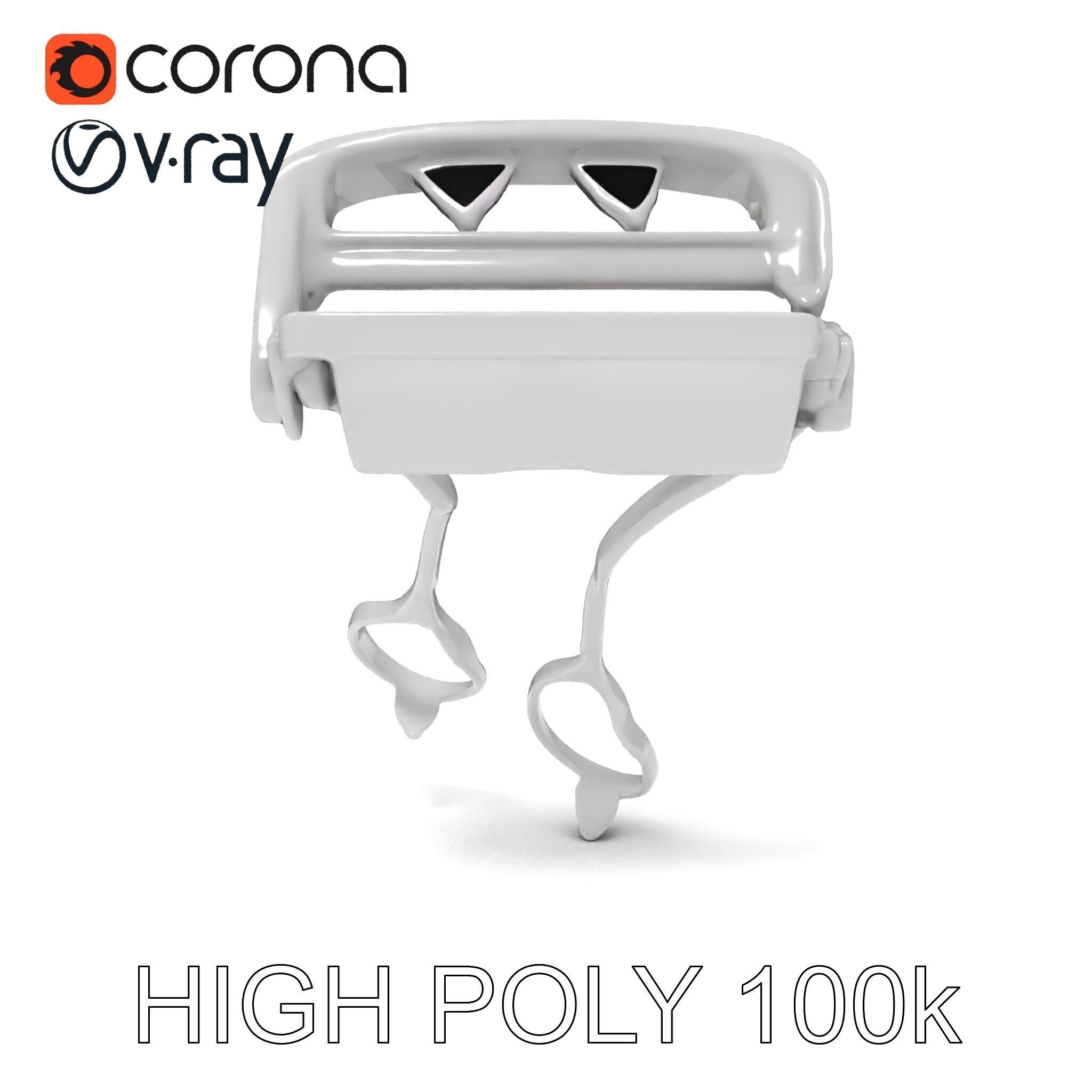 Eyelash Curler Model Pack with PBR Textures Low-poly 3D model_18