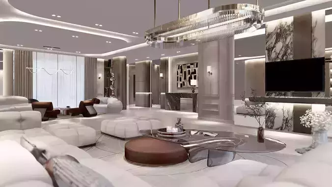 sketchup living room 