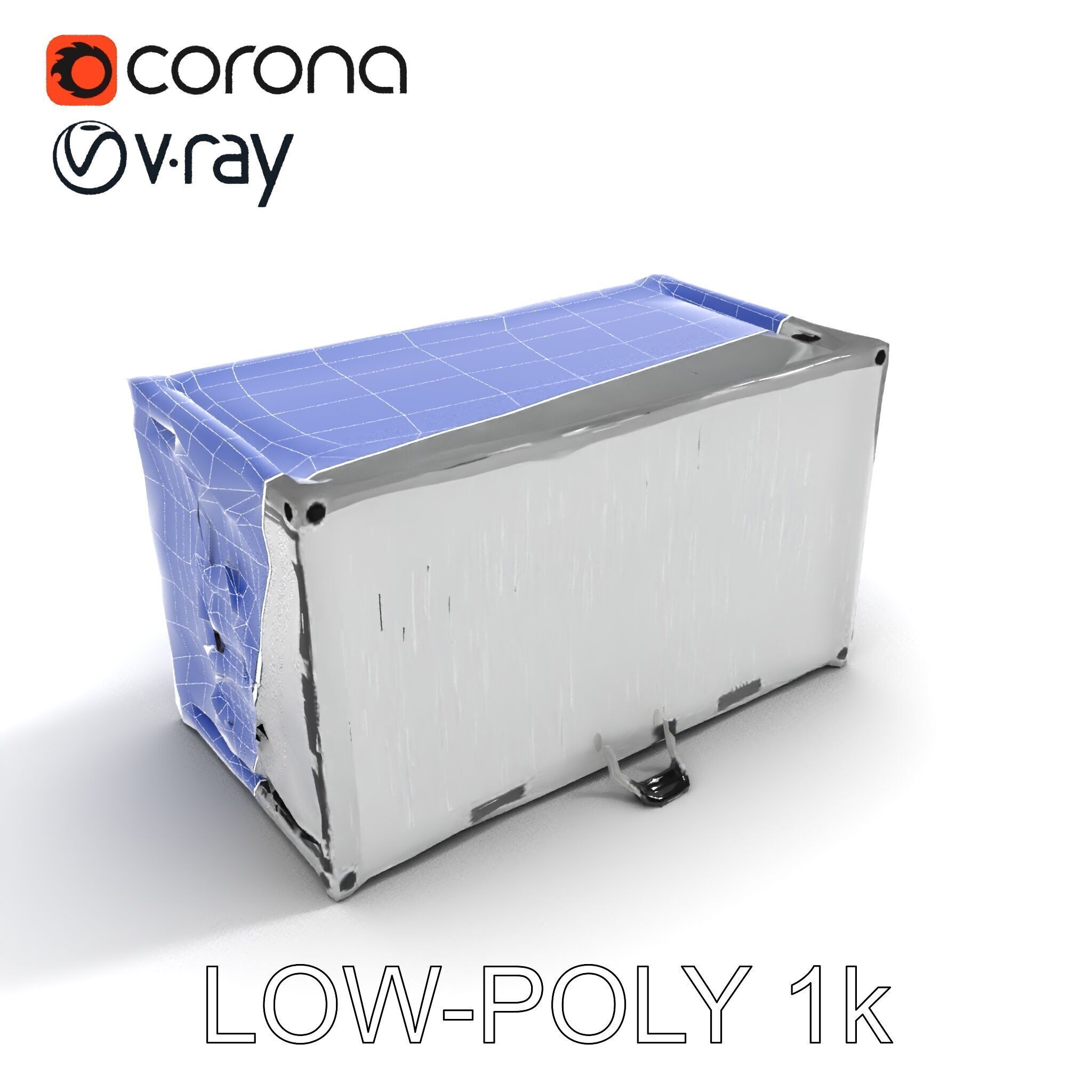 Shipping Container Model Pack  Detailed D Asset Low-poly 3D model_31