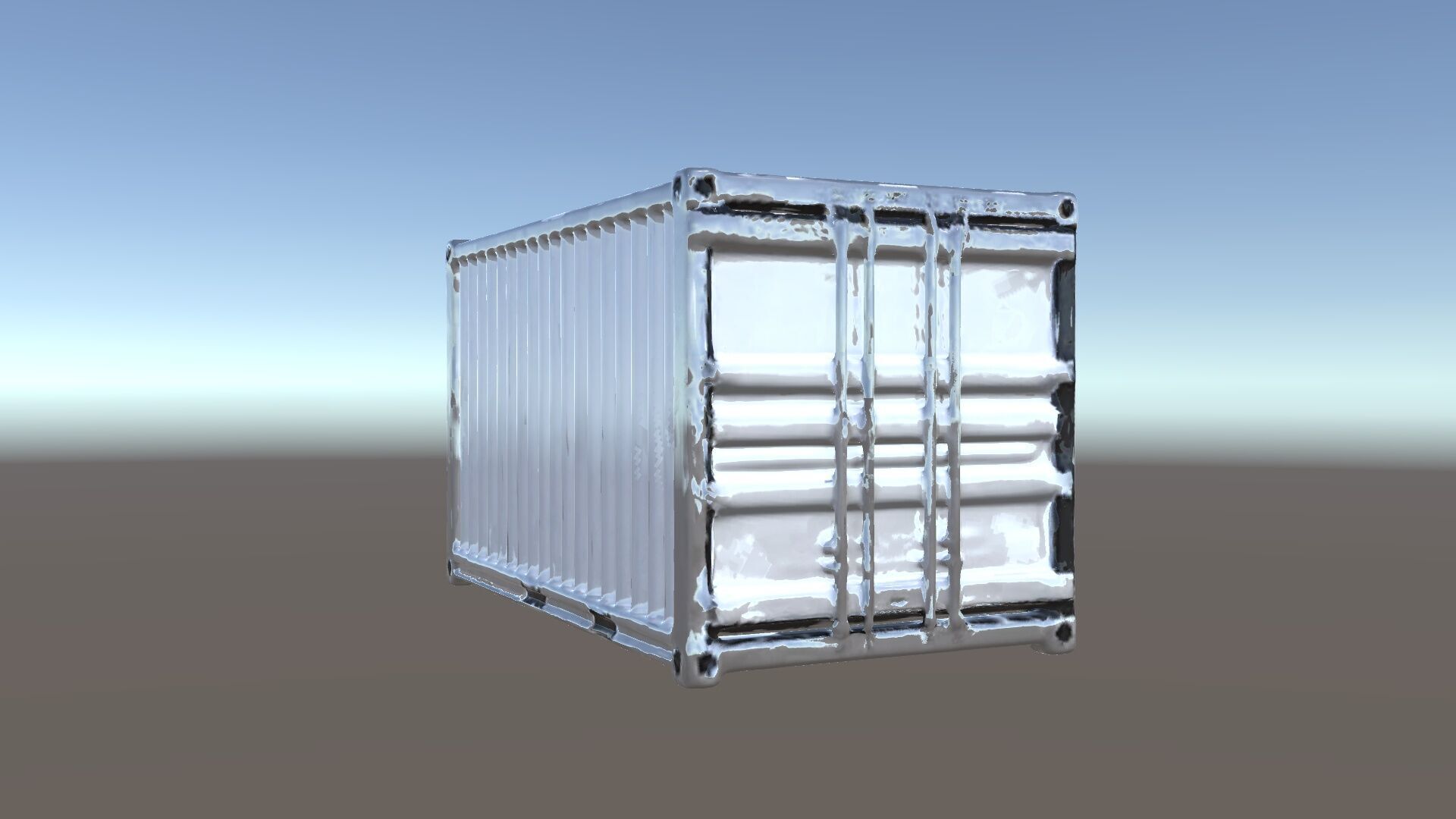 Shipping Container Model Pack  Detailed D Asset Low-poly 3D model_5
