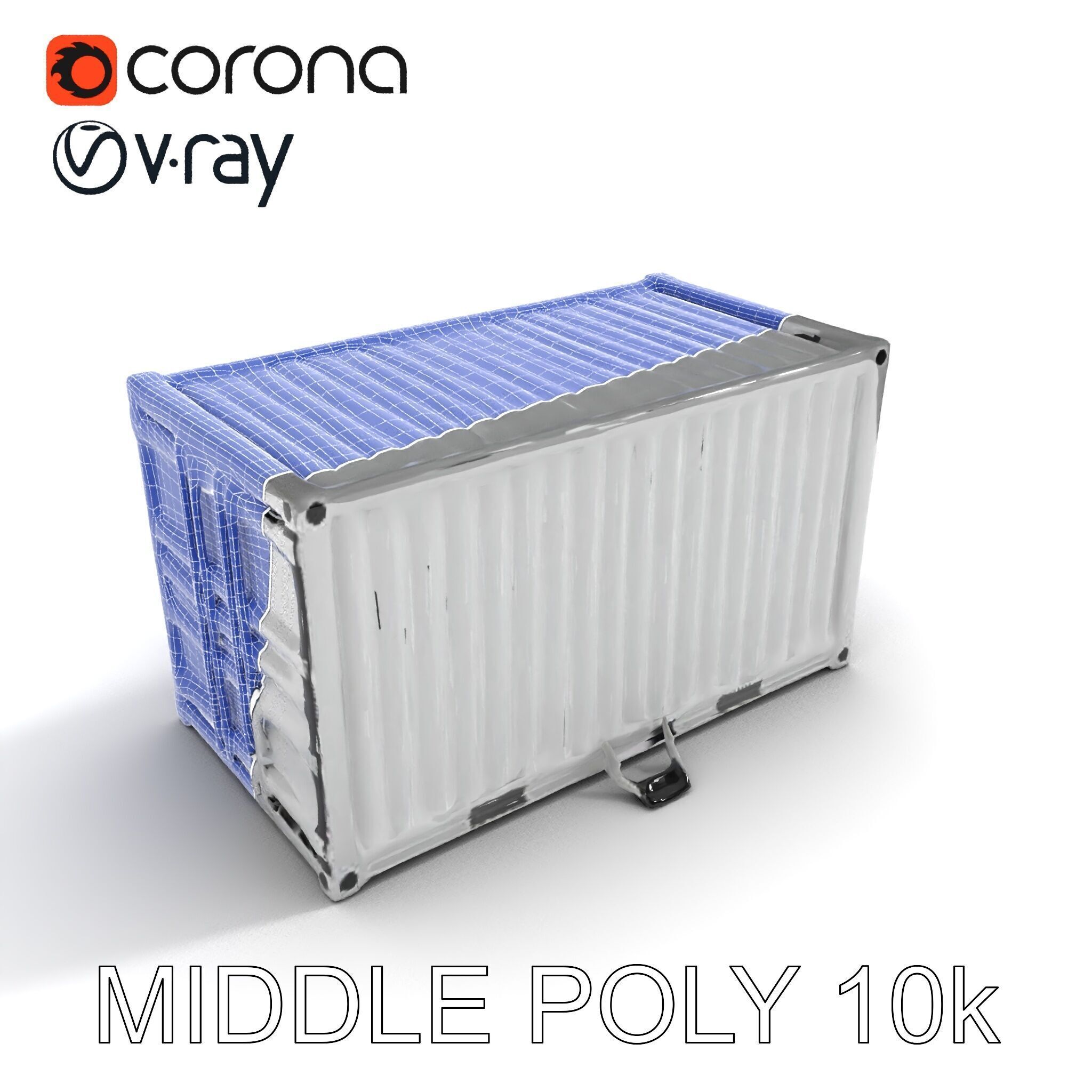 Shipping Container Model Pack  Detailed D Asset Low-poly 3D model_32