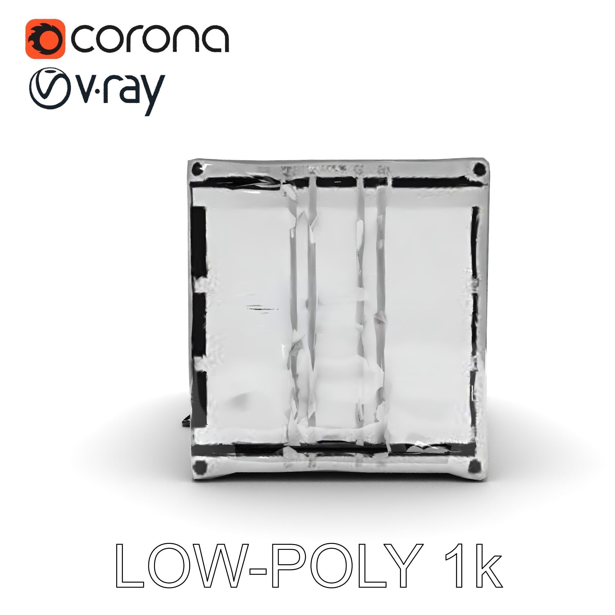 Shipping Container Model Pack  Detailed D Asset Low-poly 3D model_33