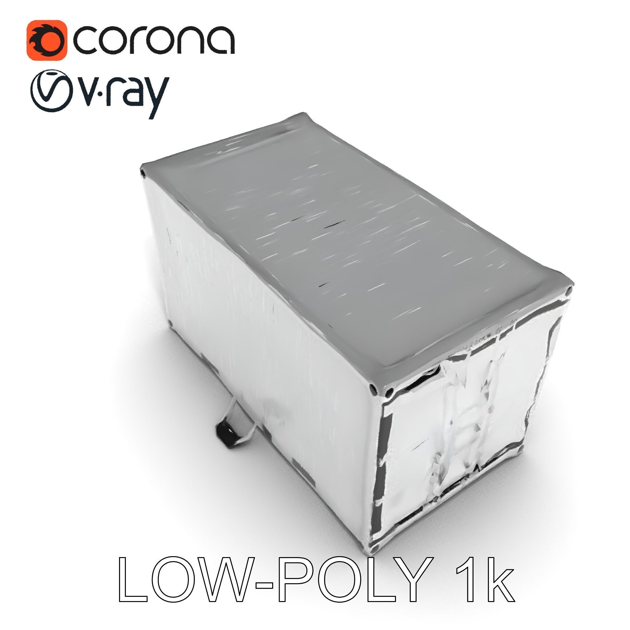 Shipping Container Model Pack  Detailed D Asset Low-poly 3D model_7