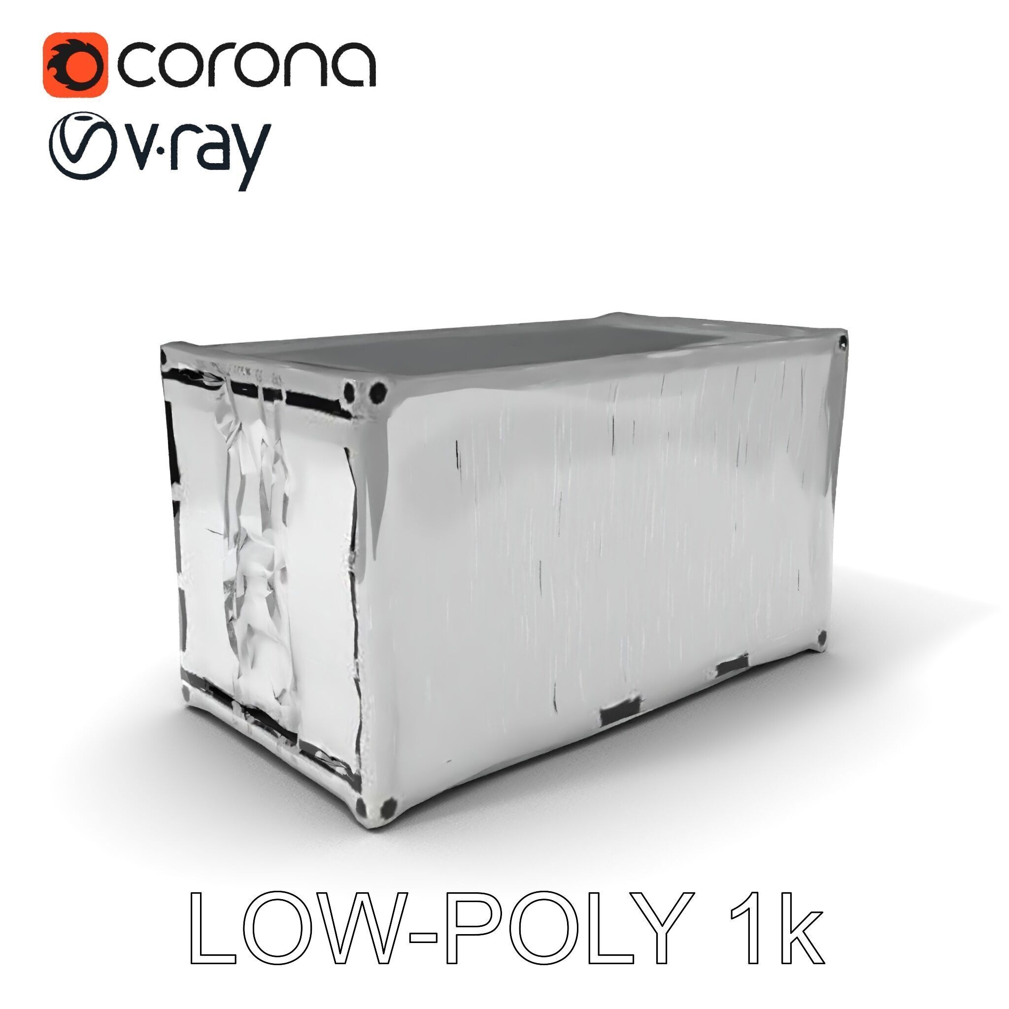 Shipping Container Model Pack  Detailed D Asset Low-poly 3D model_26