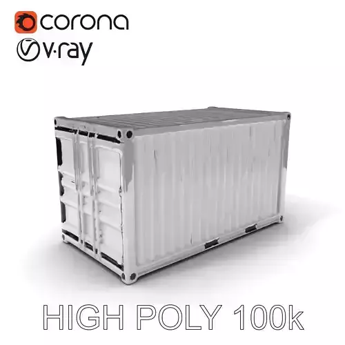 Shipping Container Model Pack  Detailed D Asset